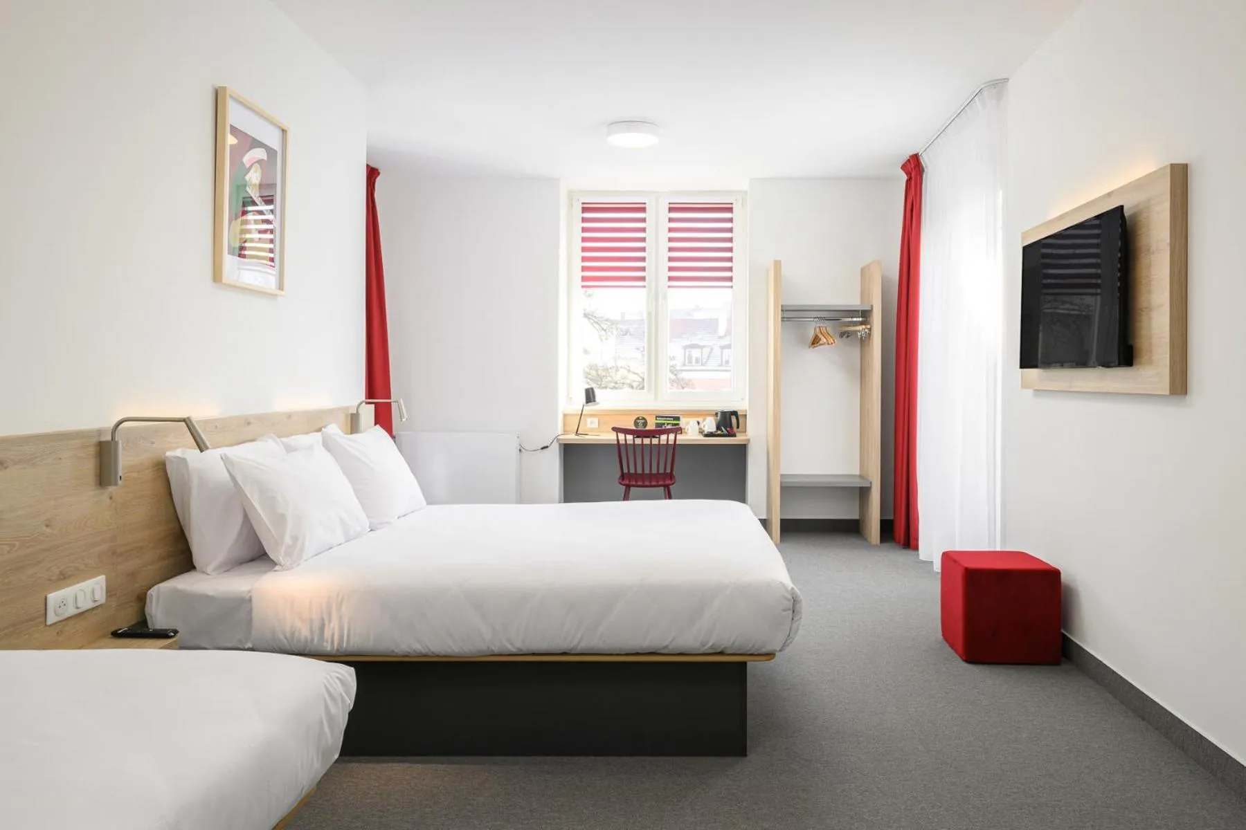 Photo of the whole room, Bed in B&B HOTEL Kalisz Centrum