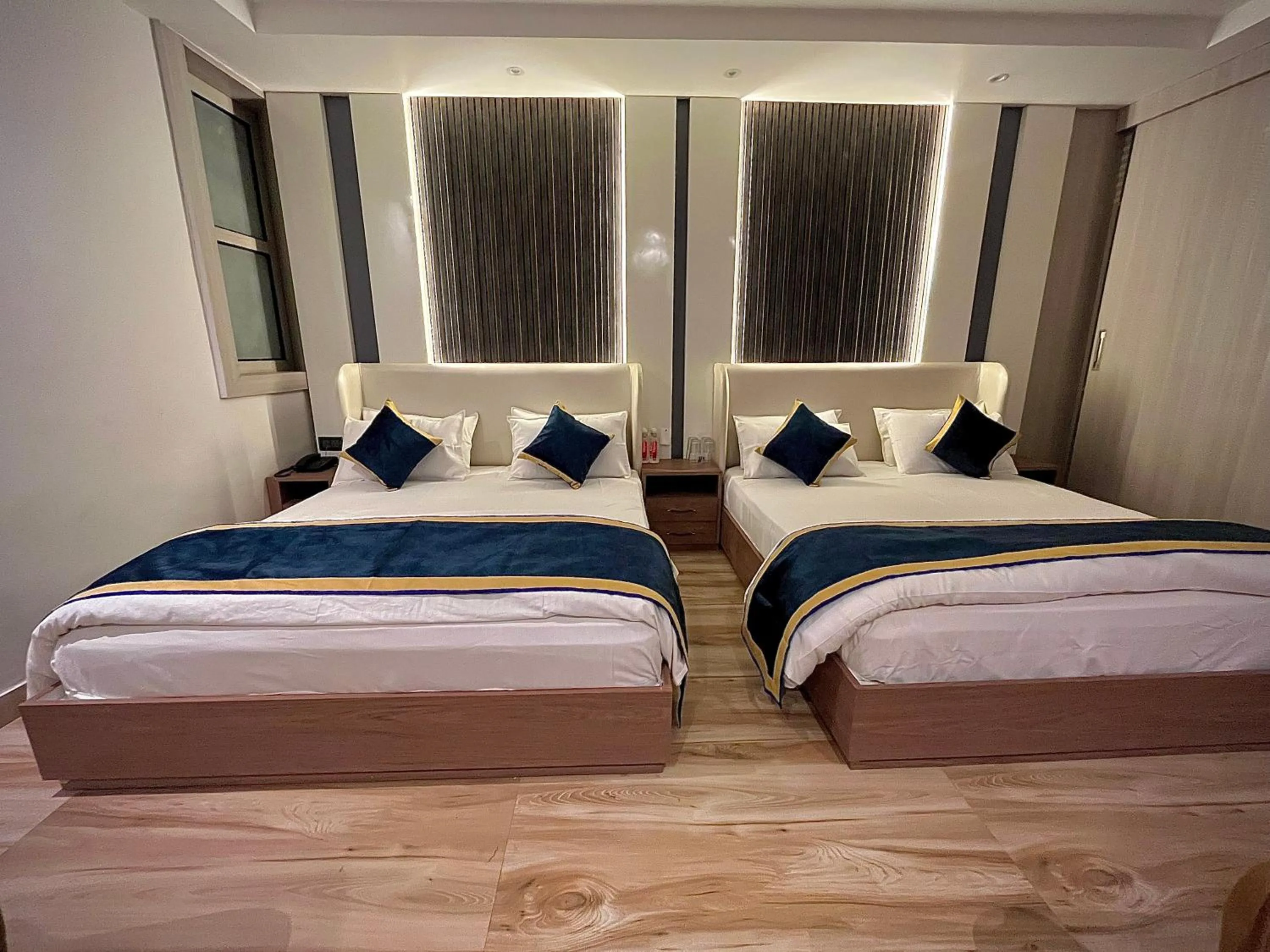 Bed in Hotel Lata Continental