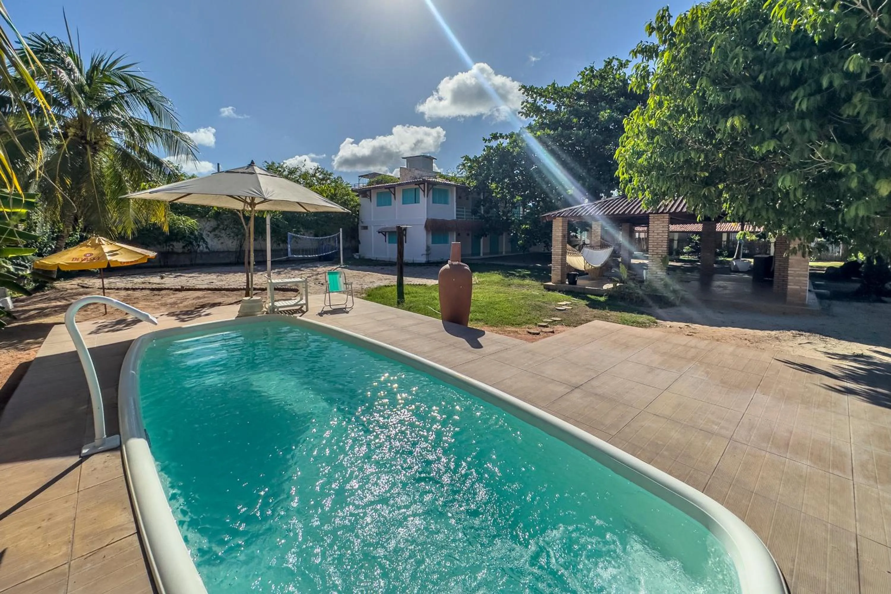 Swimming pool in Amaly Pousada