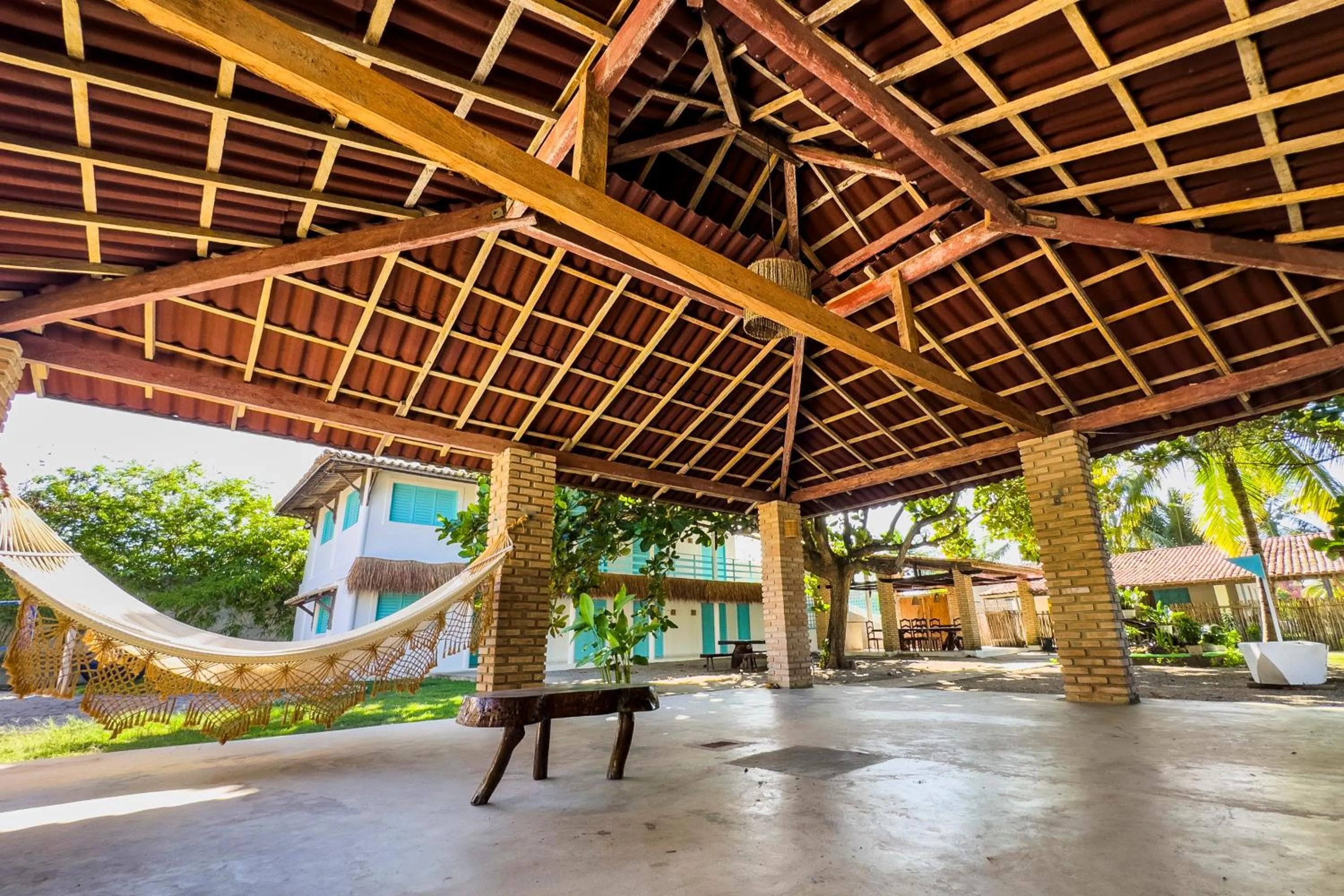 Seating area in Amaly Pousada