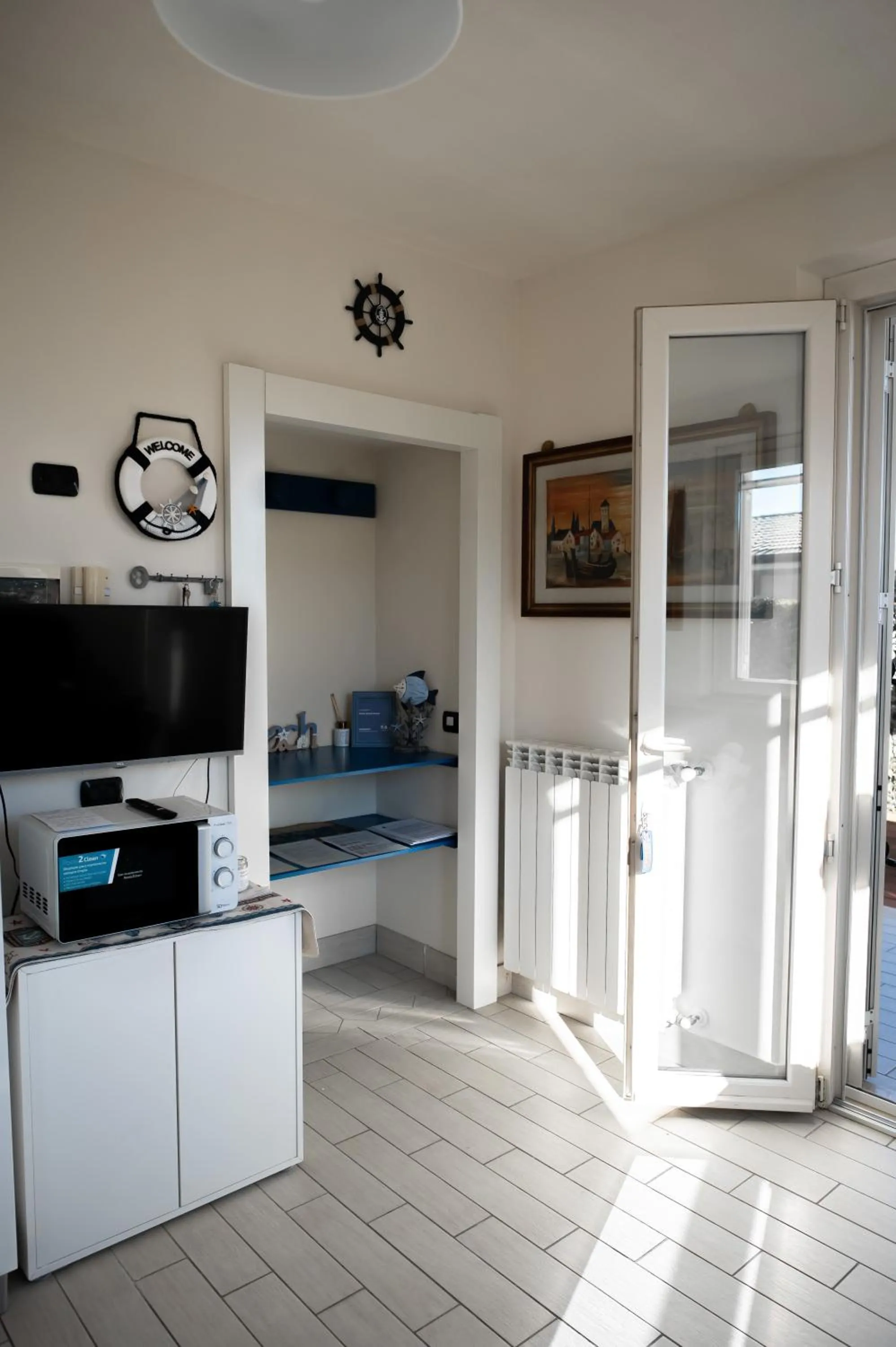 Living room in Danio beach house