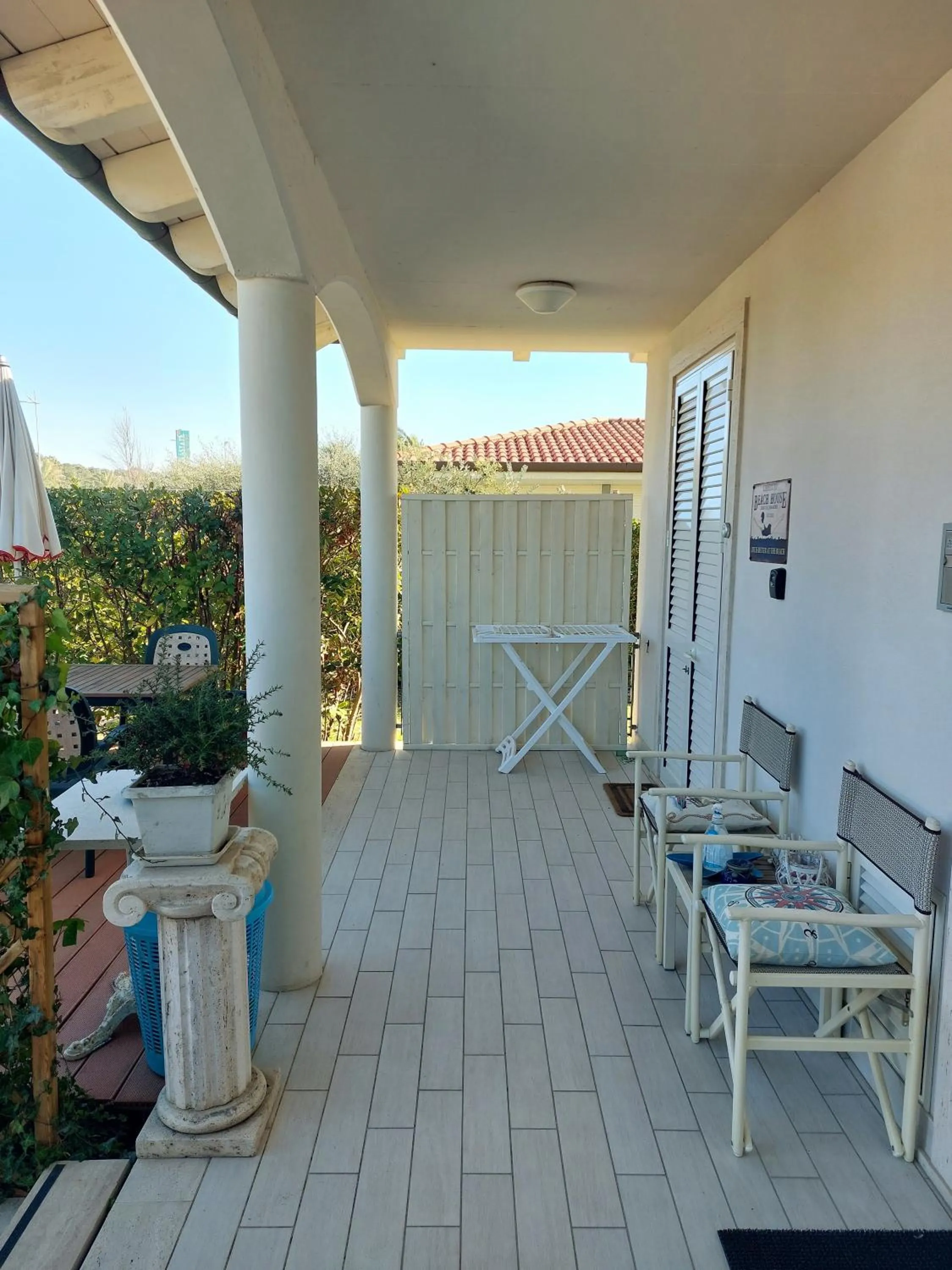 Patio in Danio beach house