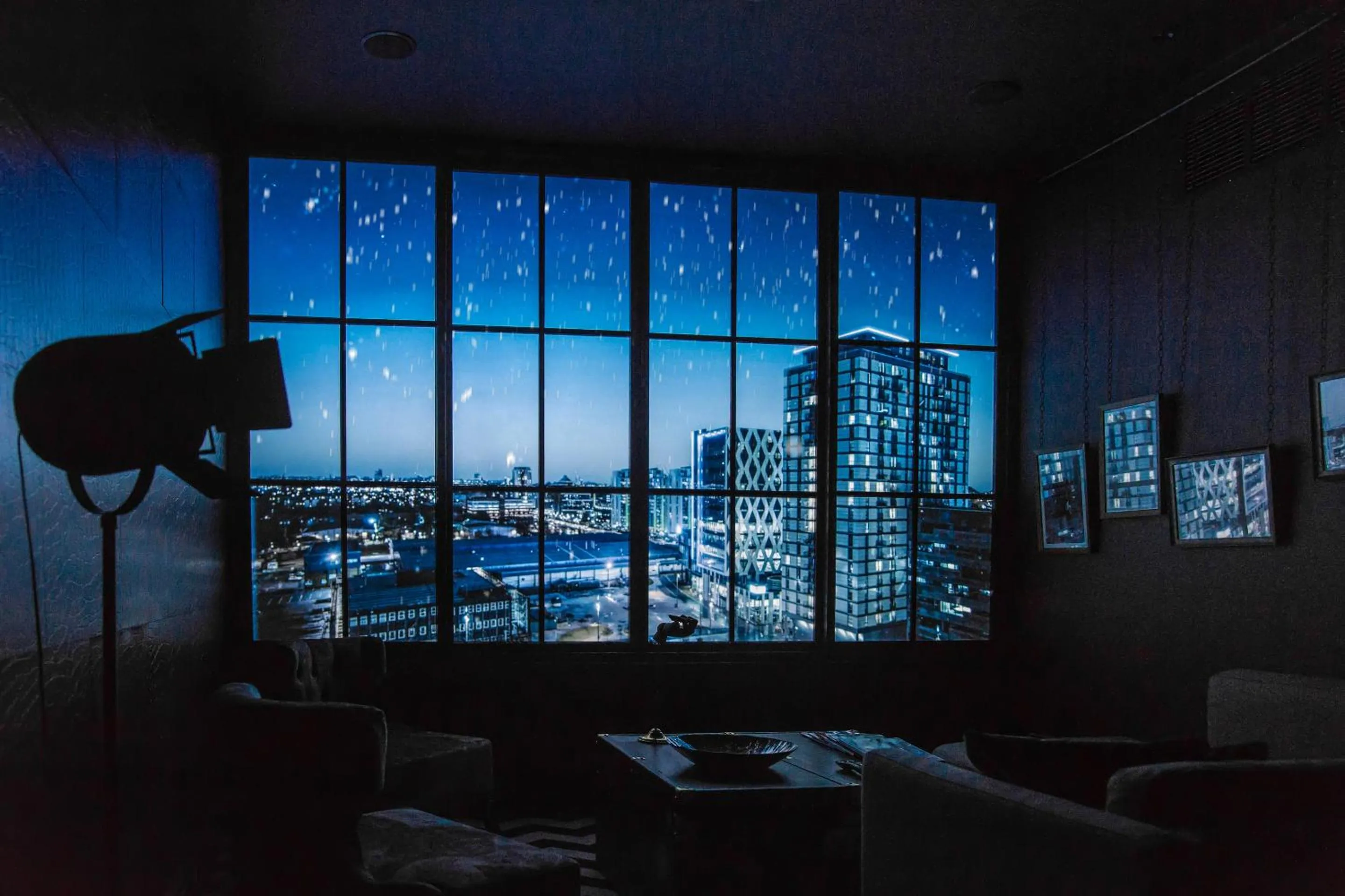 Seating area in Hotel Gotham