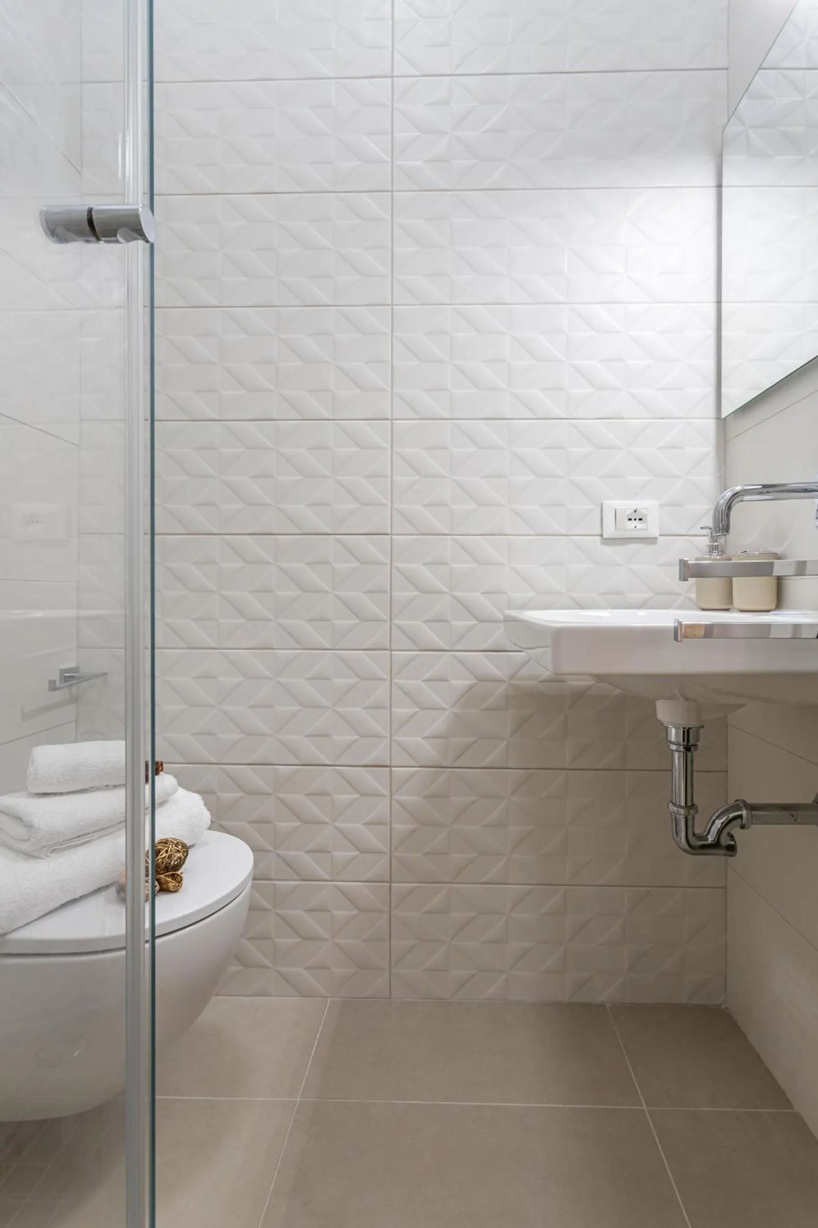 Shower in San Pietro Panoramic View