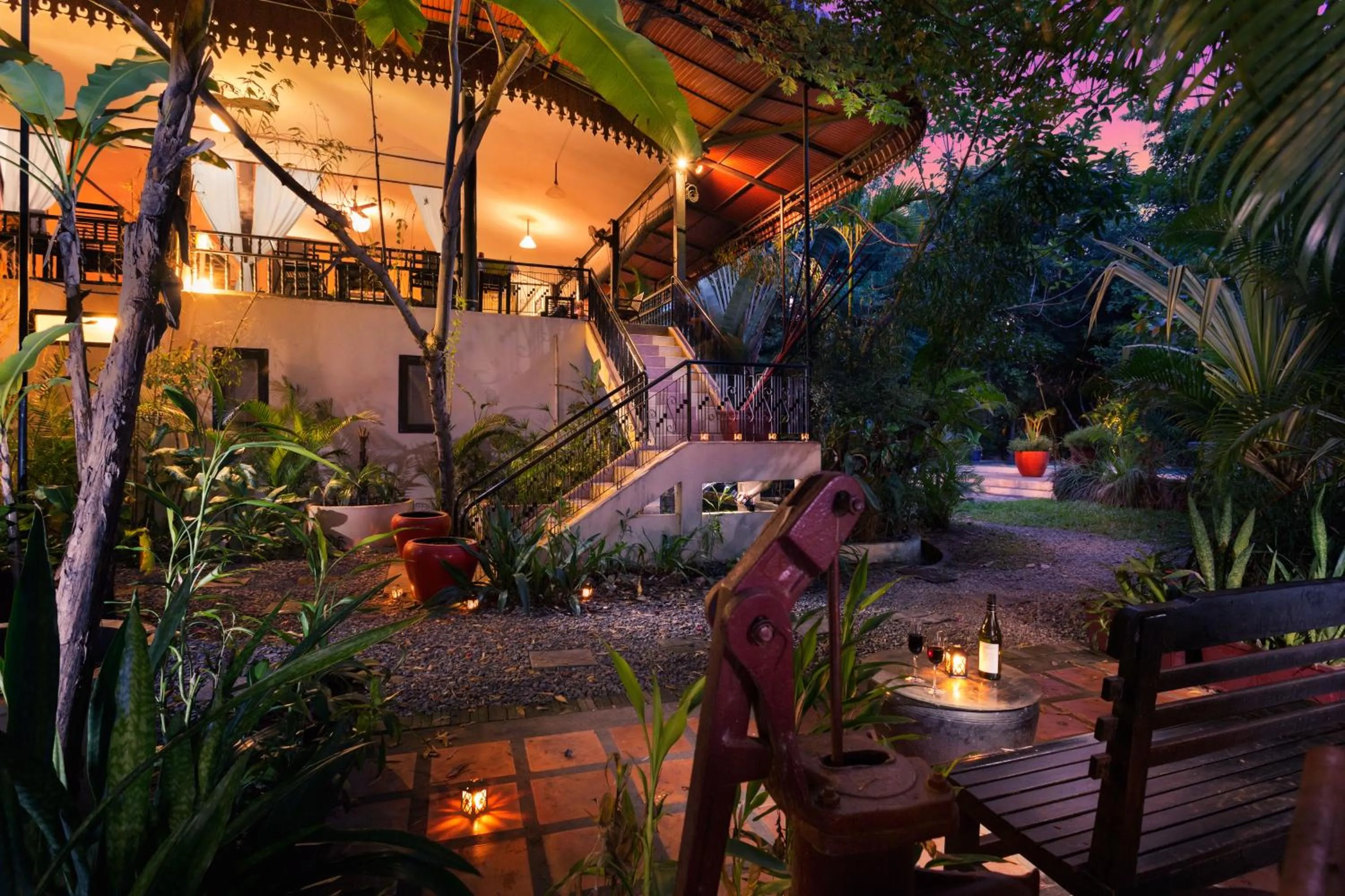 Garden view in The Cockatoo Nature Resort & Spa