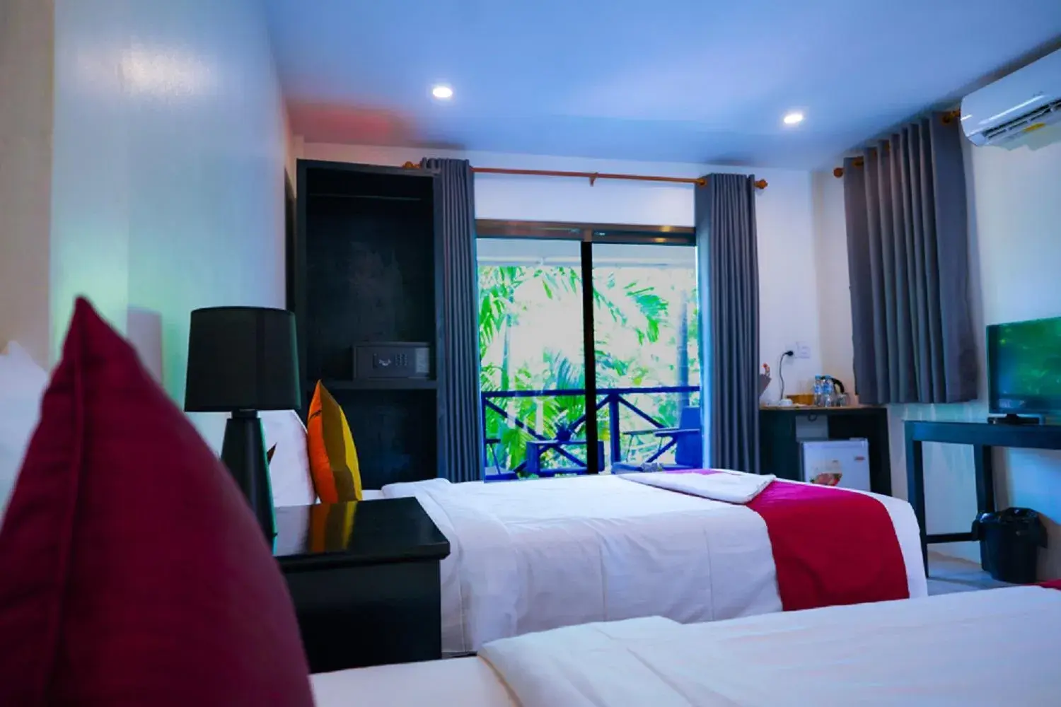 Bed in The Cockatoo Nature Resort & Spa Bed in The Cockatoo Nature Resort & Spa