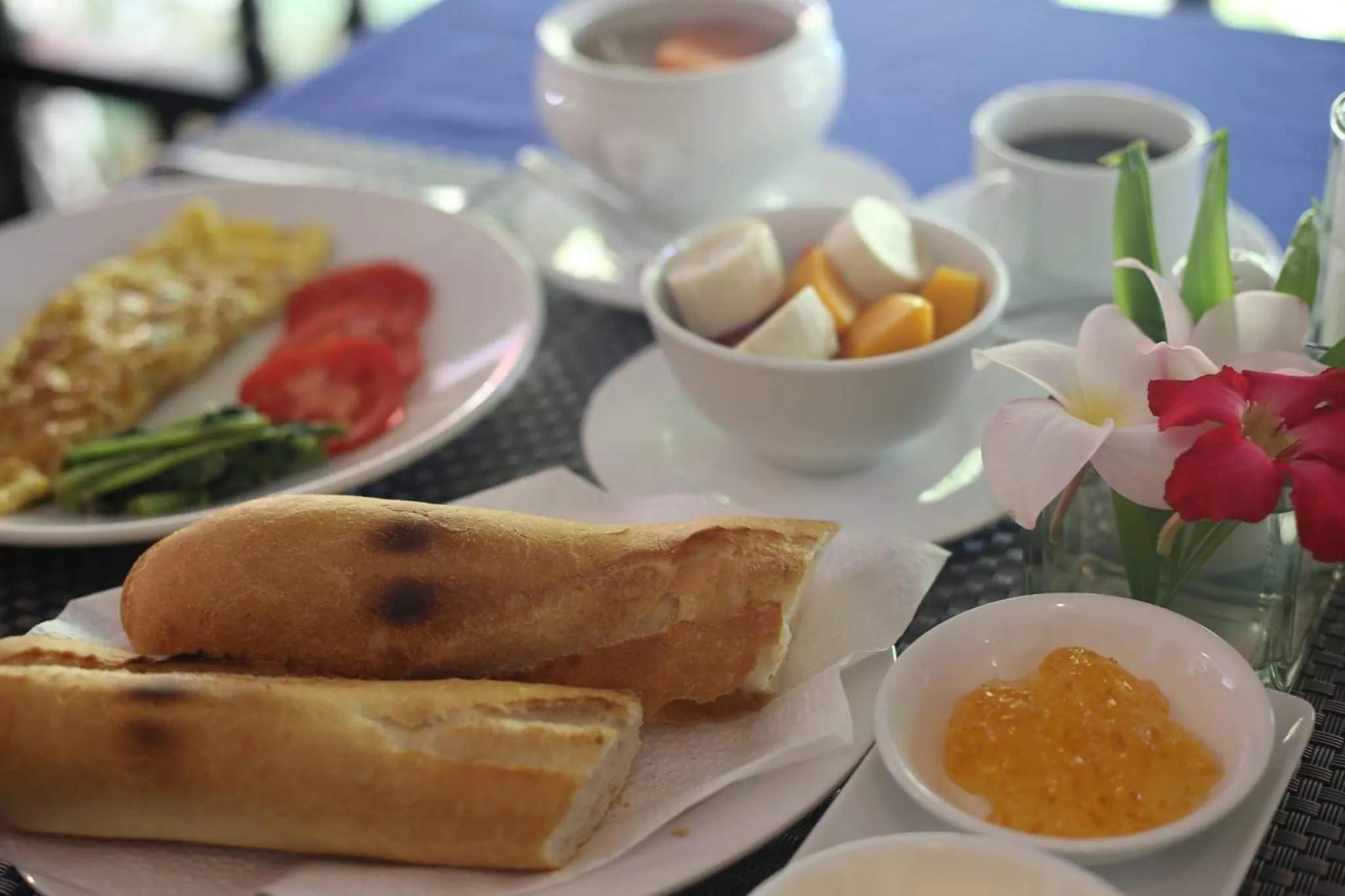 Breakfast in The Cockatoo Nature Resort & Spa
