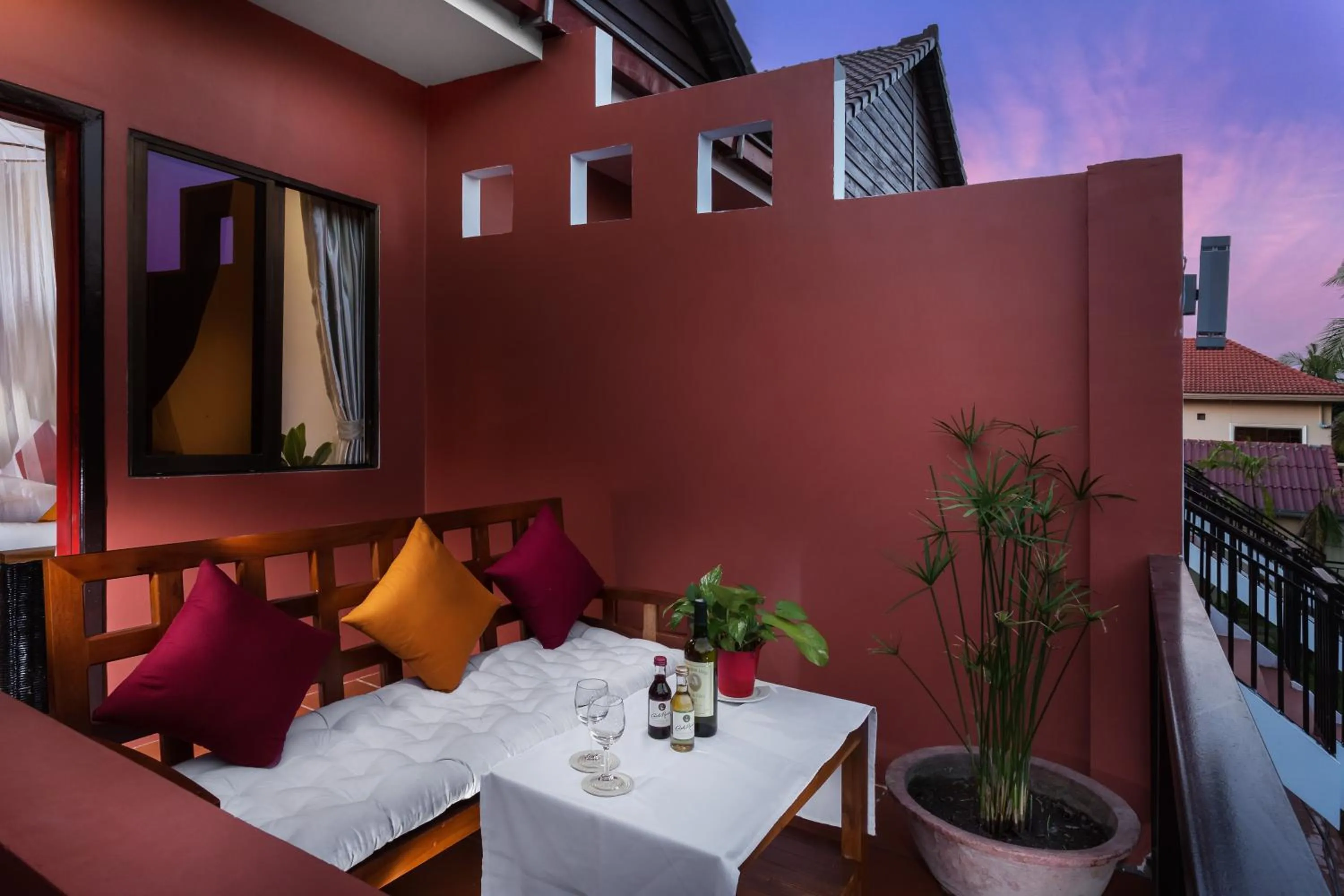 Balcony/Terrace in The Cockatoo Nature Resort & Spa
