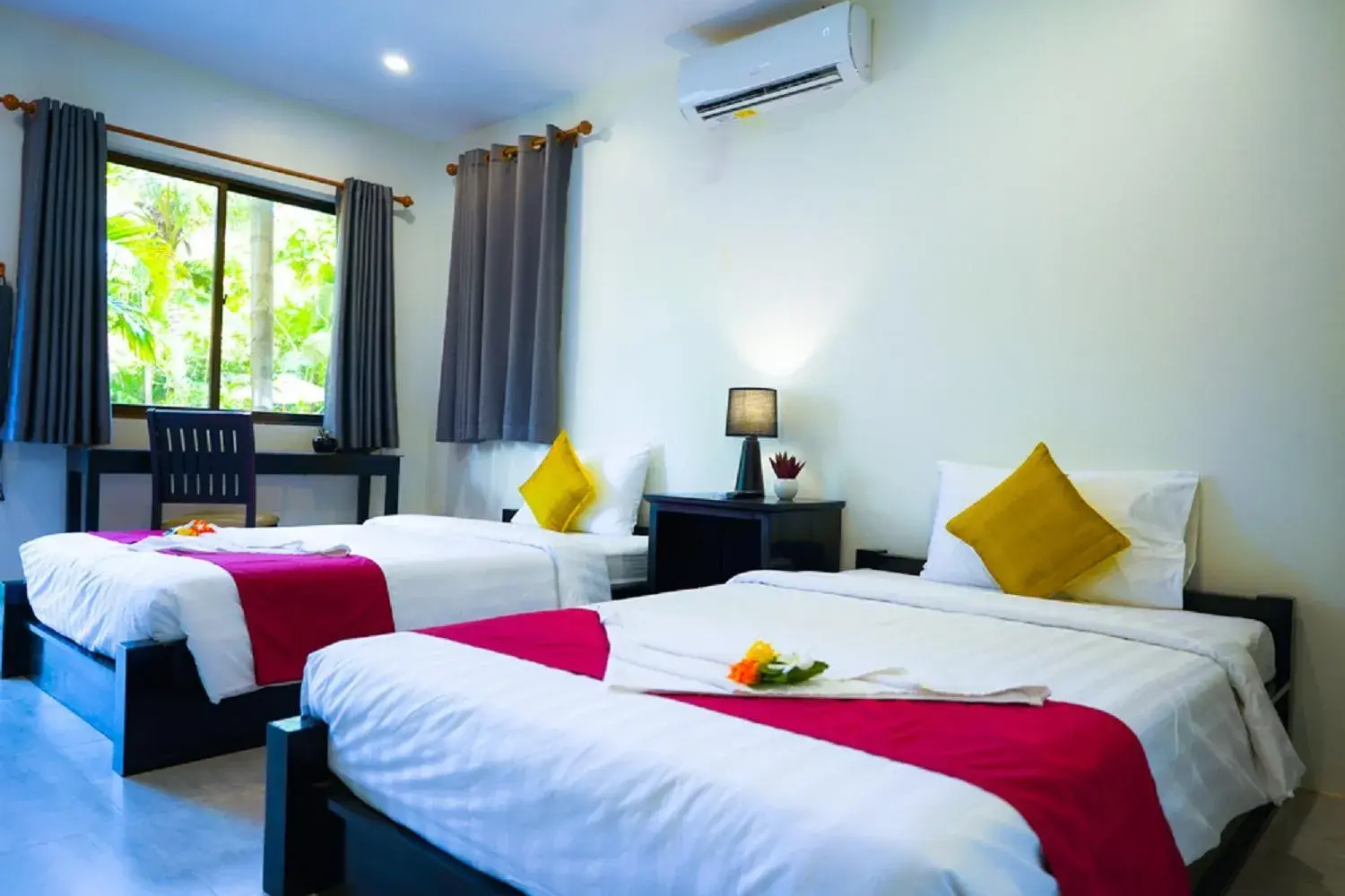 Bed in The Cockatoo Nature Resort & Spa Bed in The Cockatoo Nature Resort & Spa