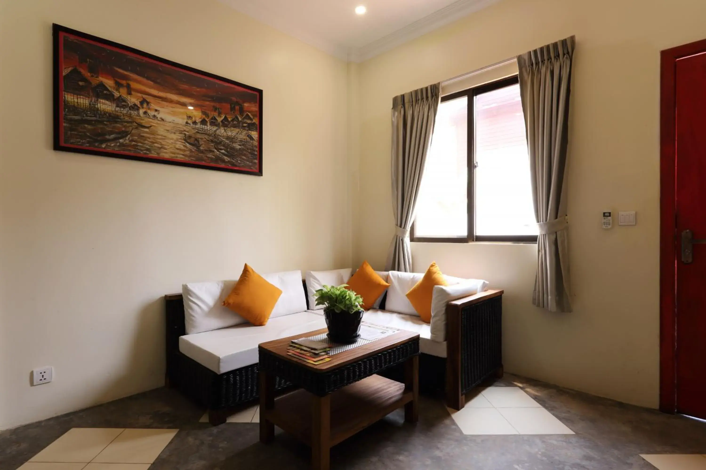 Living room in The Cockatoo Nature Resort & Spa Living room in The Cockatoo Nature Resort & Spa