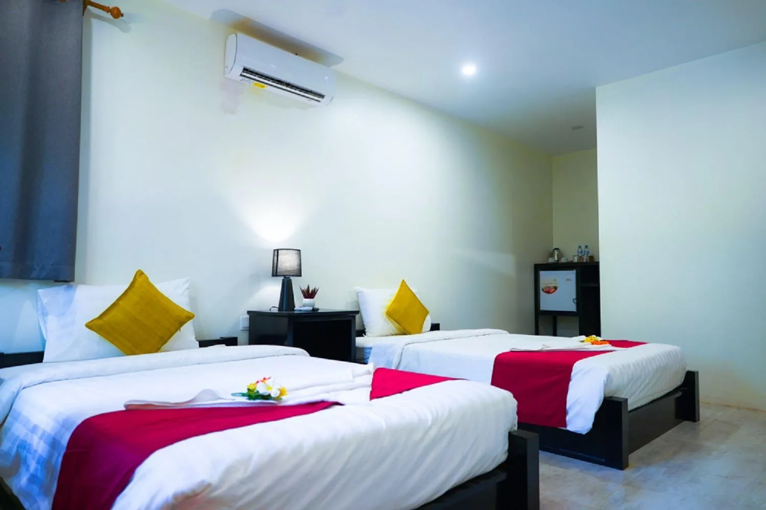 Bed in The Cockatoo Nature Resort & Spa