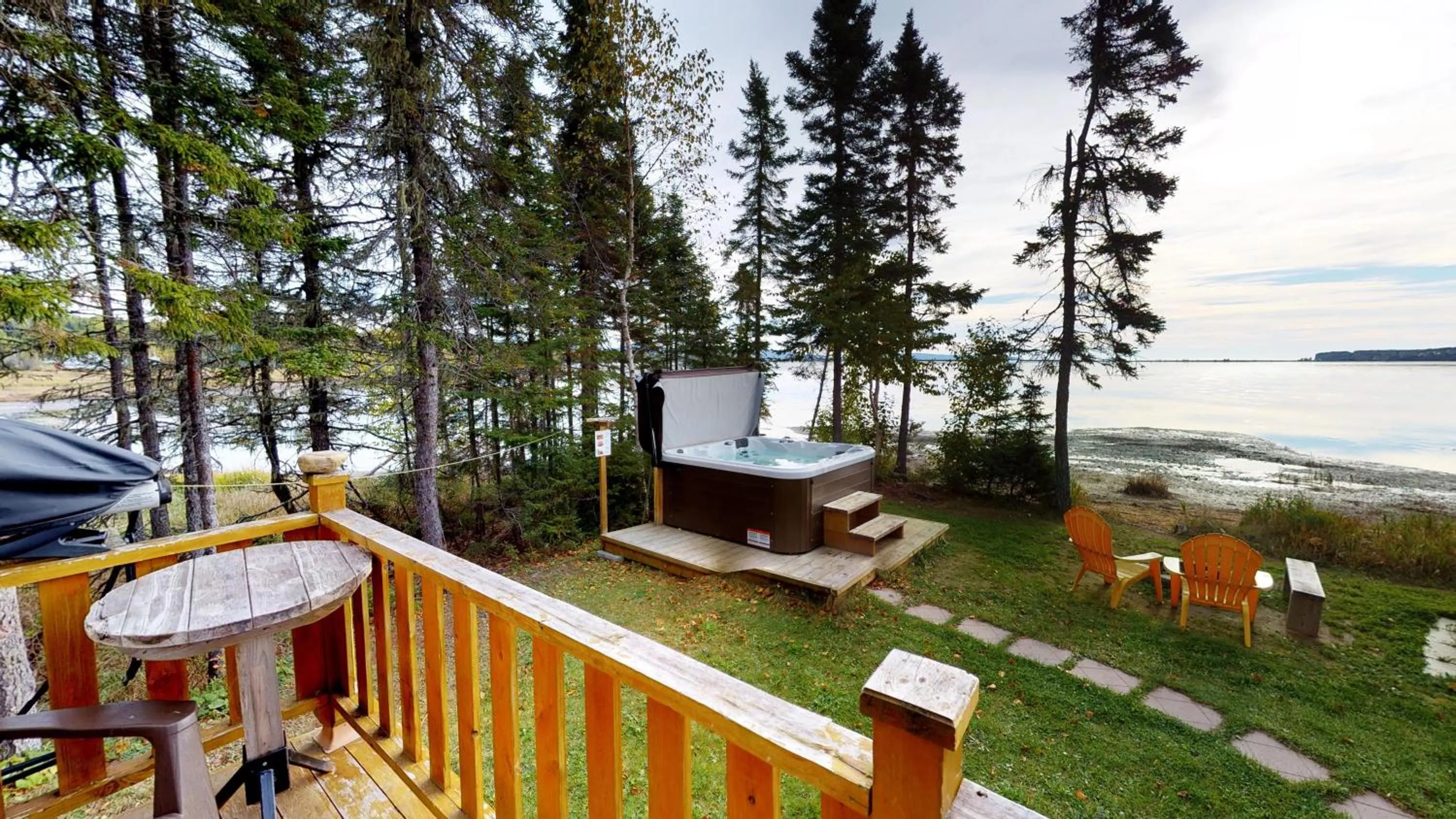 Sea view in Chalets du bout du monde