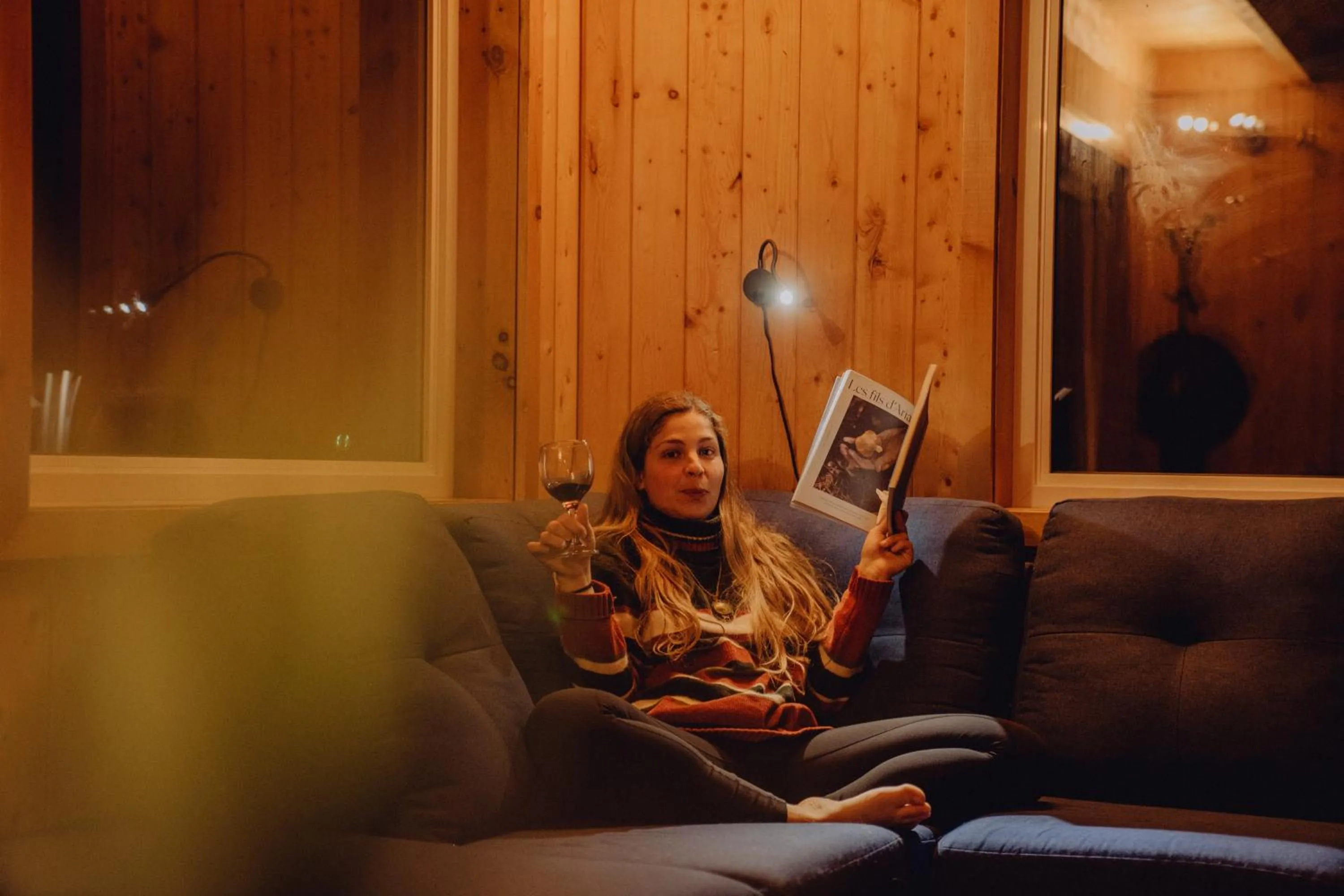 Living room in Chalets du bout du monde