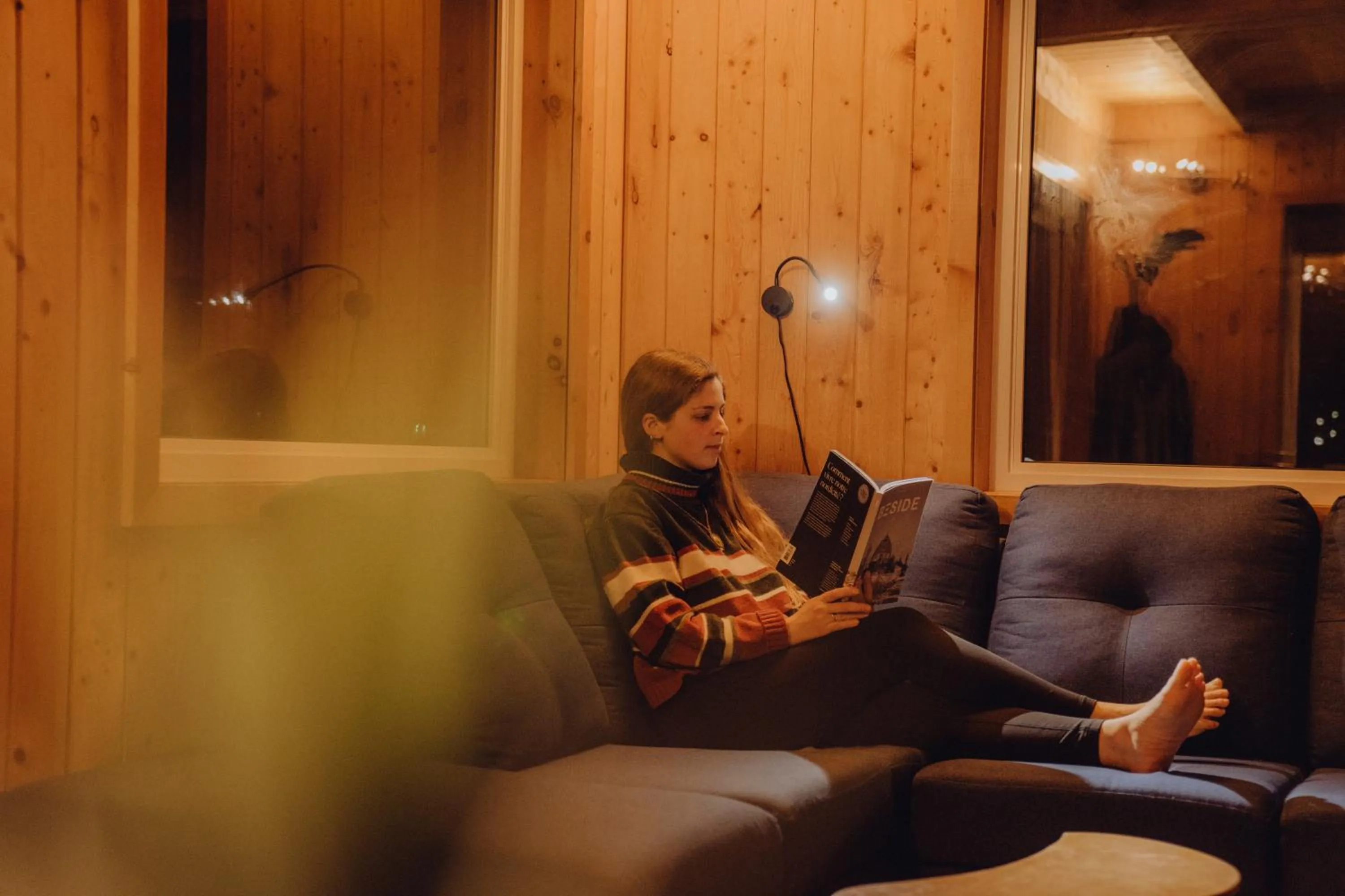 Living room in Chalets du bout du monde