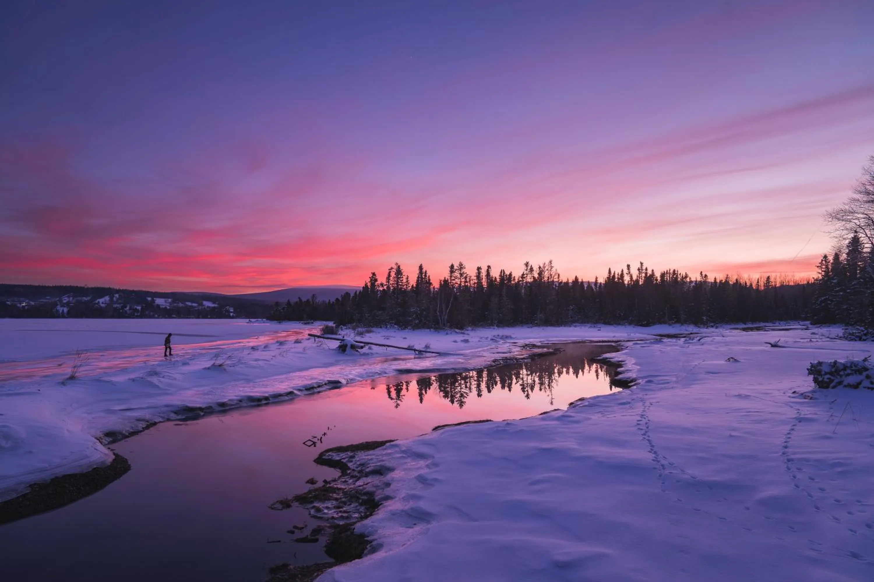 River view in Chalets du bout du monde
