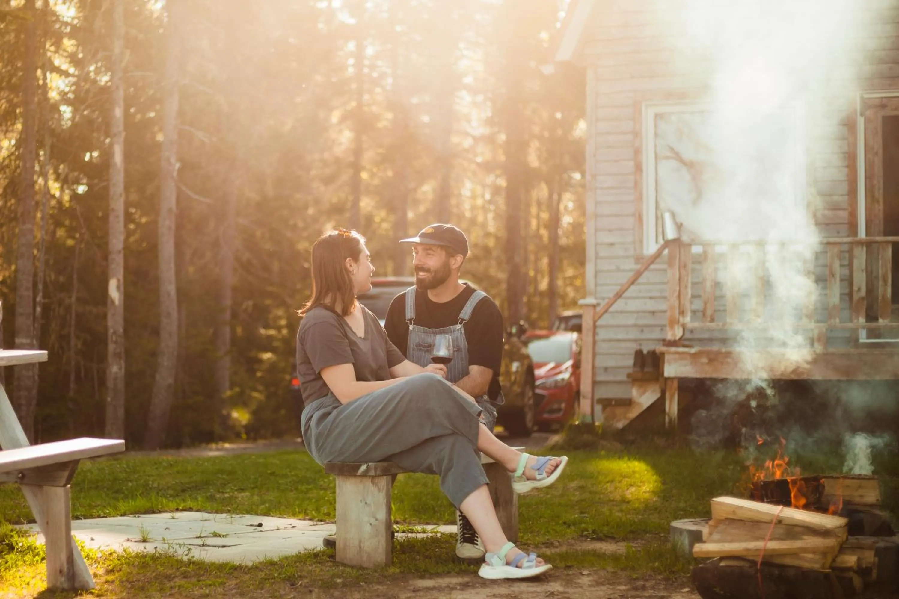 Garden in Chalets du bout du monde