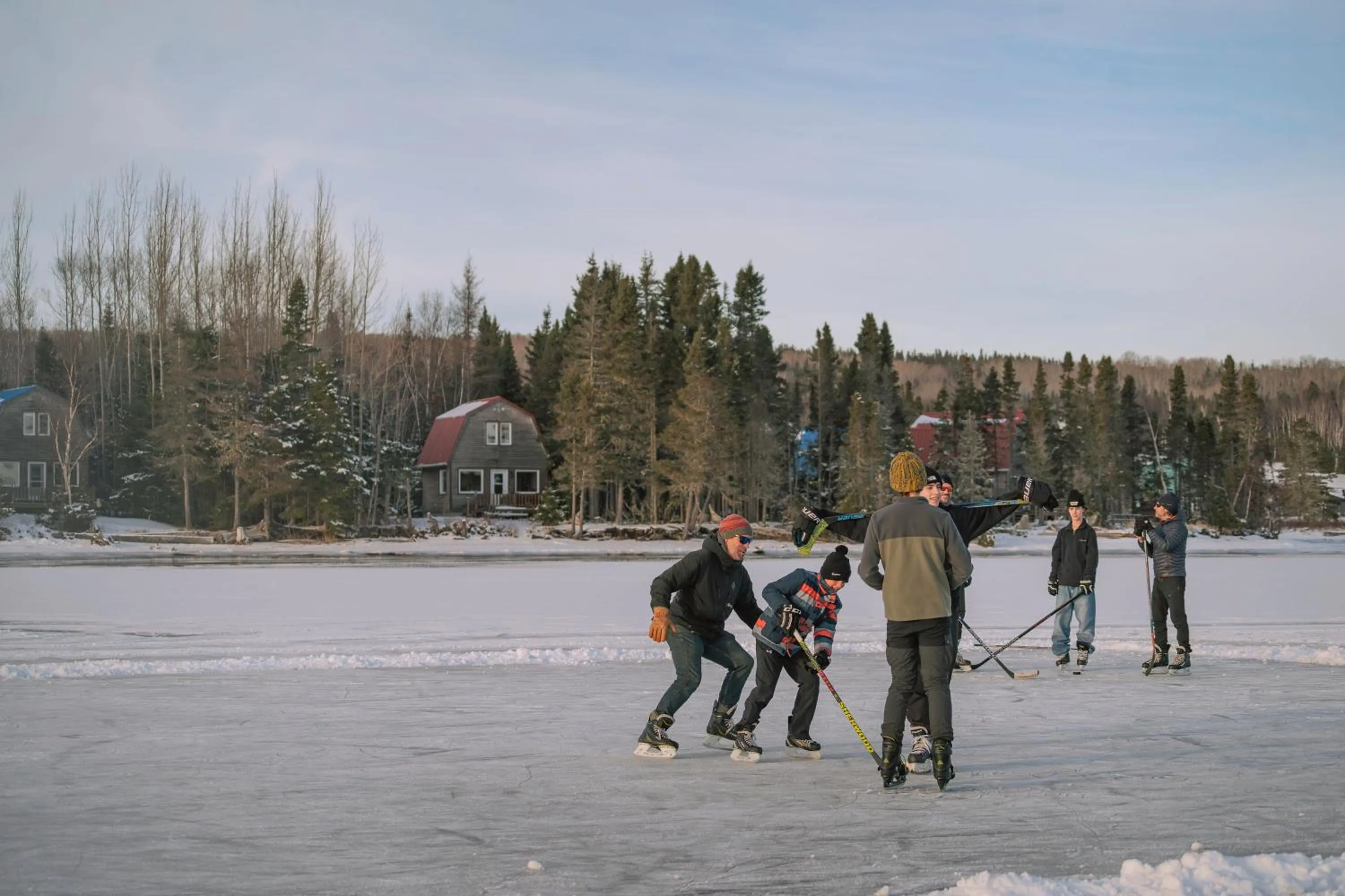 Winter in Chalets du bout du monde