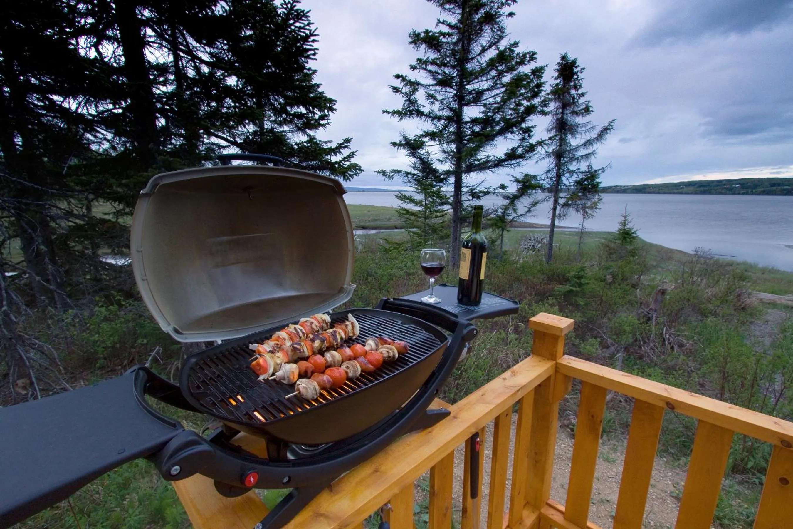 BBQ facilities in Chalets du bout du monde