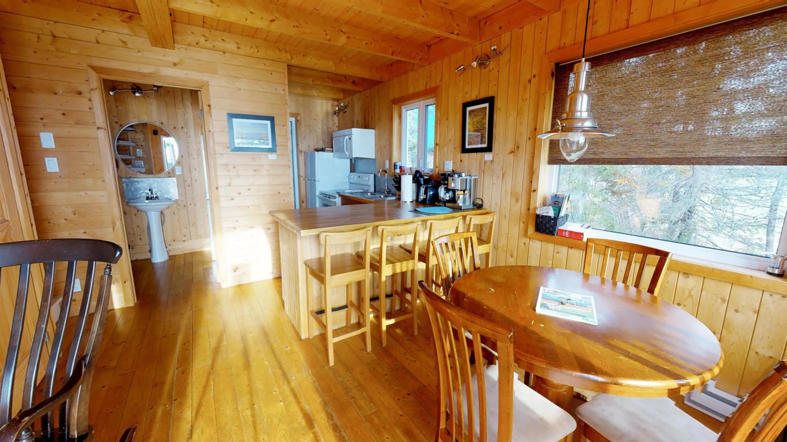 Dining area in Chalets du bout du monde