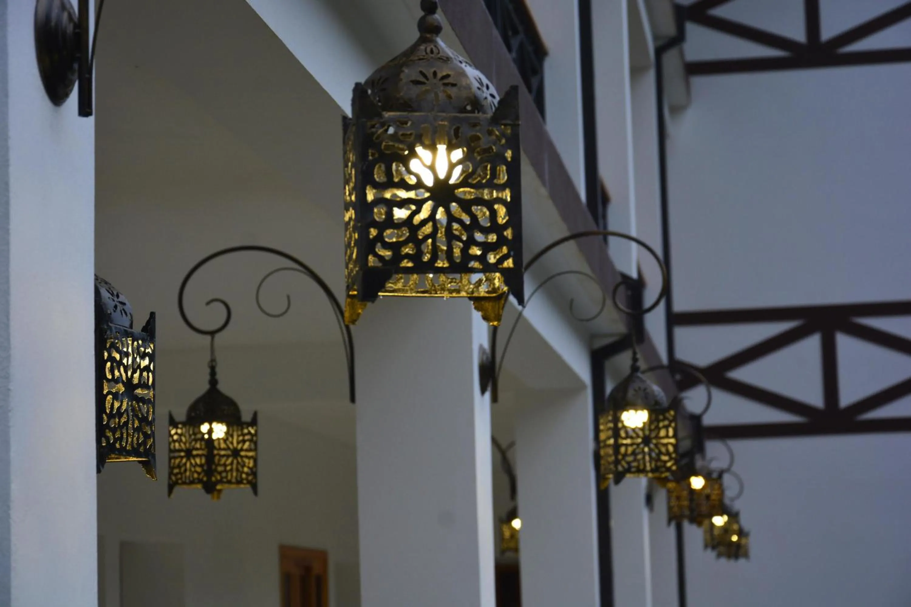 Decorative detail in Hotel Villa Greenberg