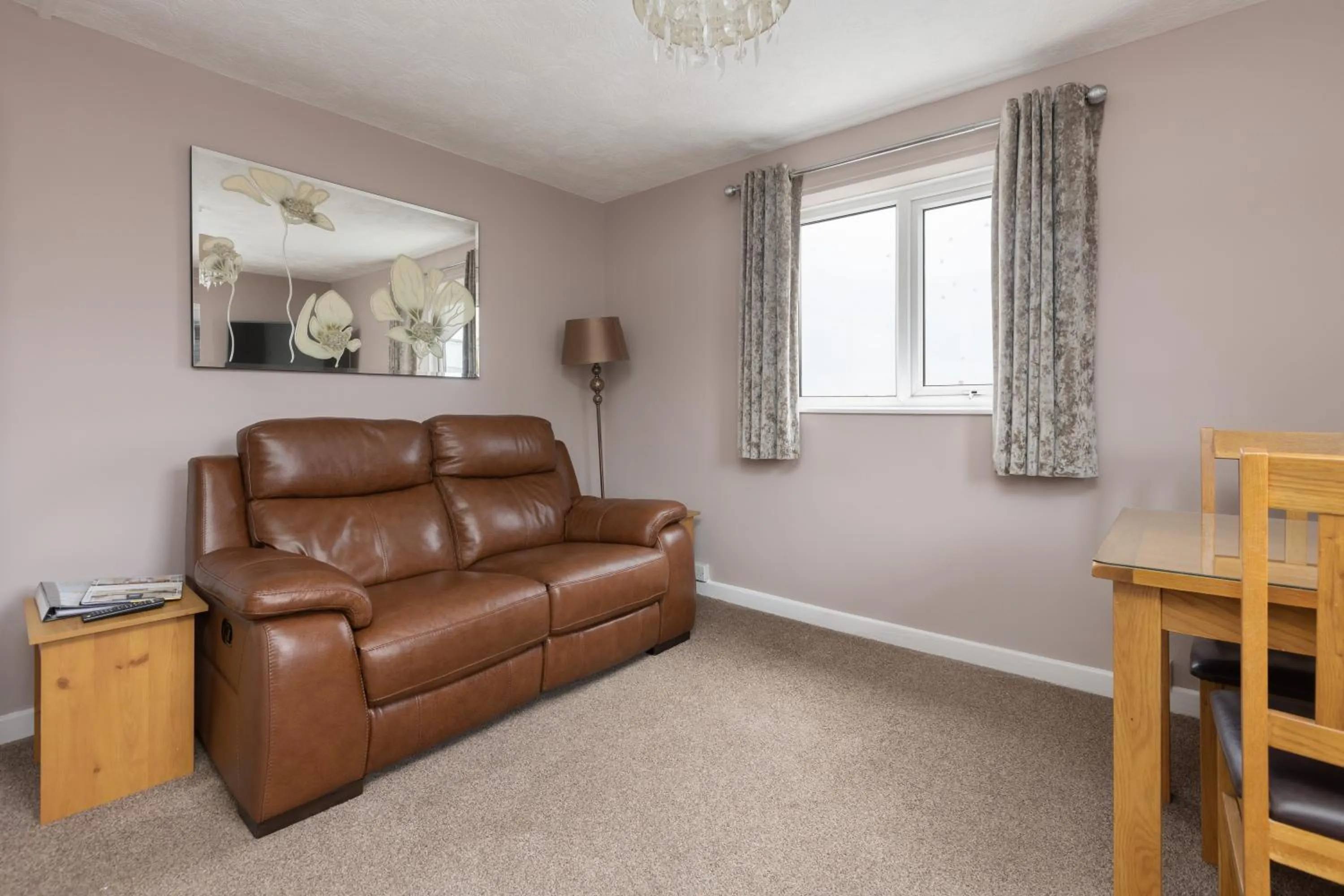 Living room in Beachcliffe Holiday Apartments
