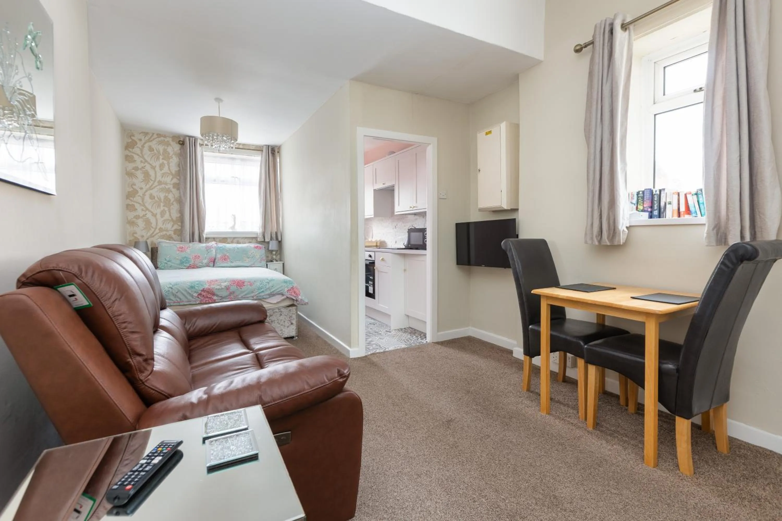 Living room in Beachcliffe Holiday Apartments