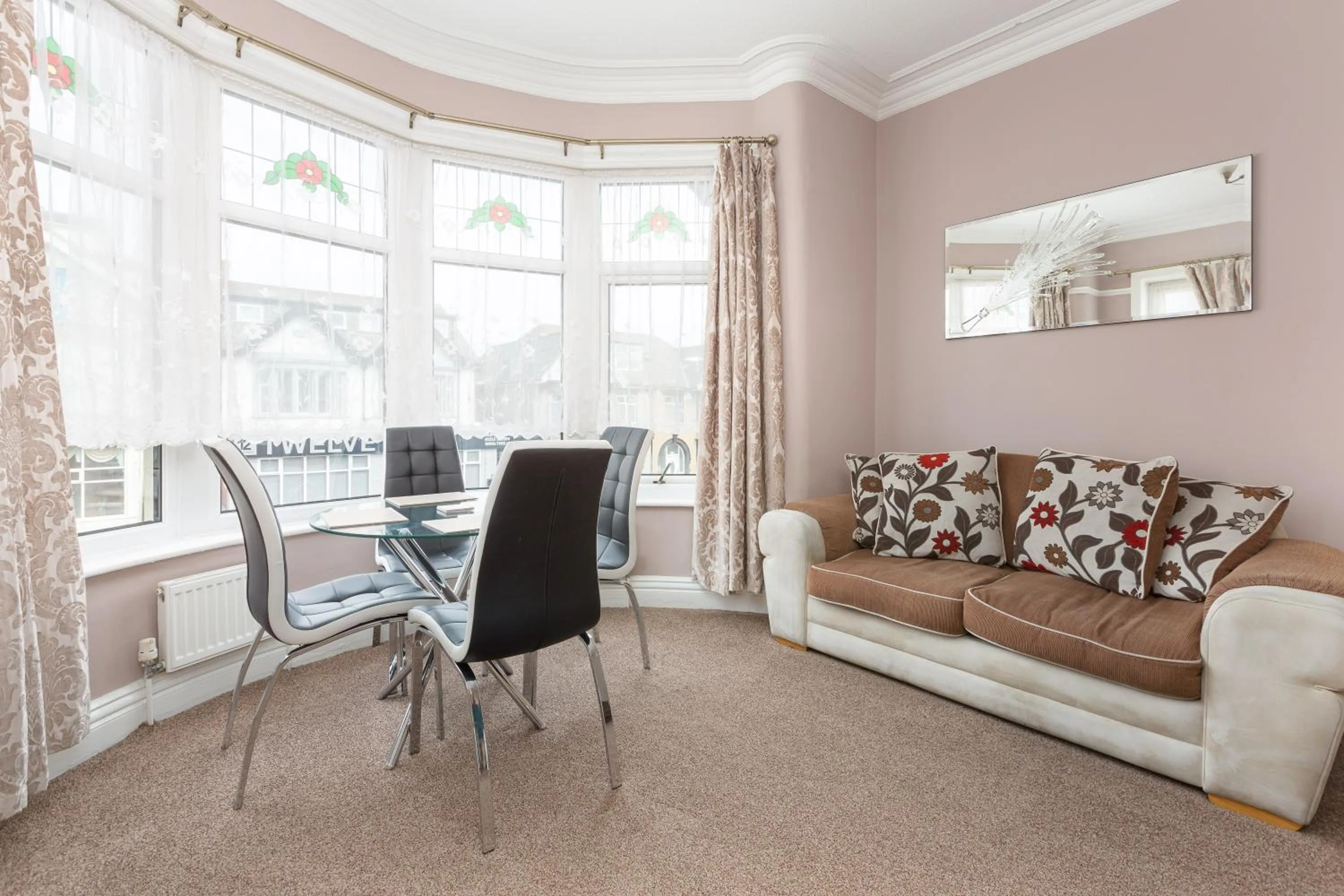 Living room in Beachcliffe Holiday Apartments