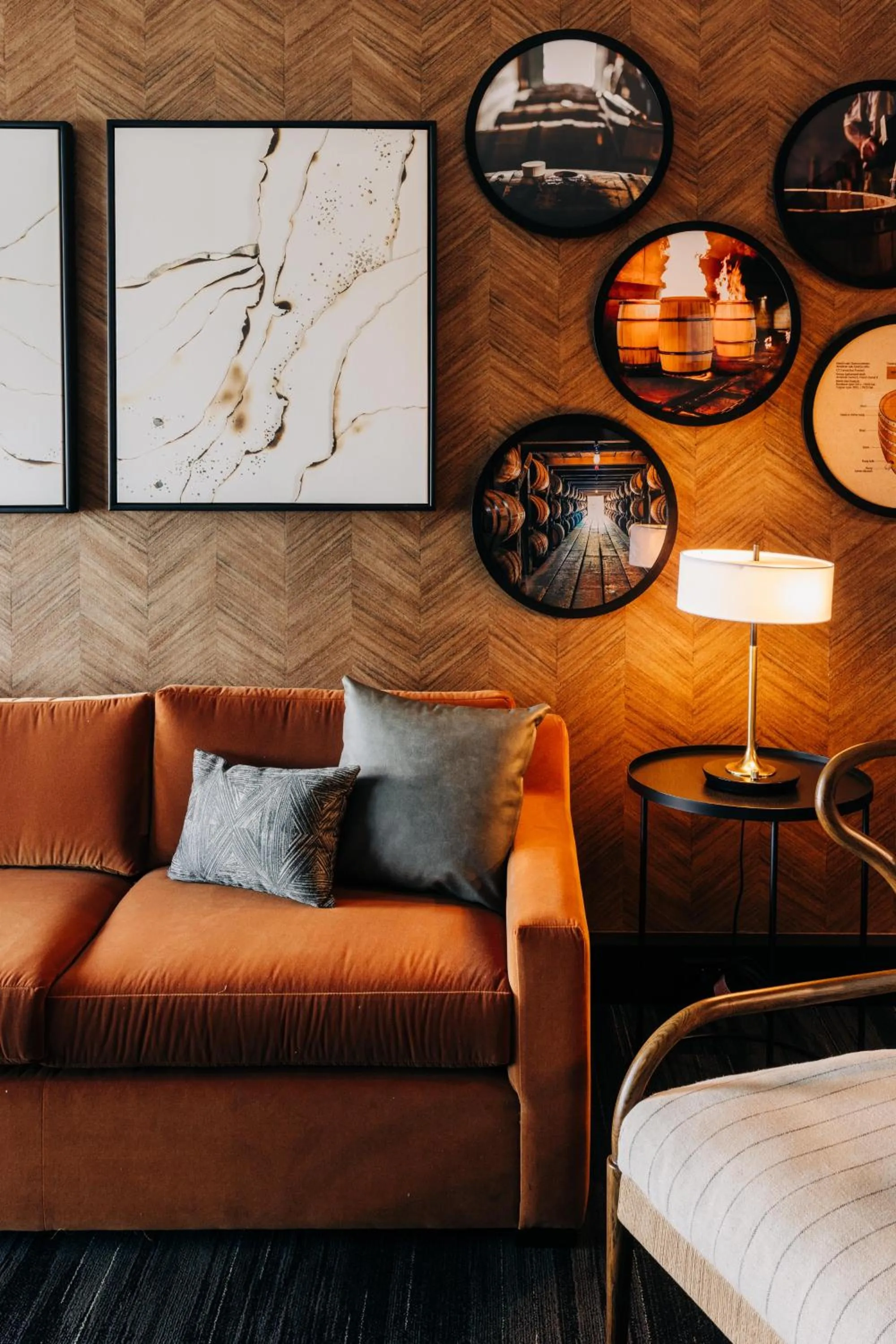 Seating area in The Trail Hotel