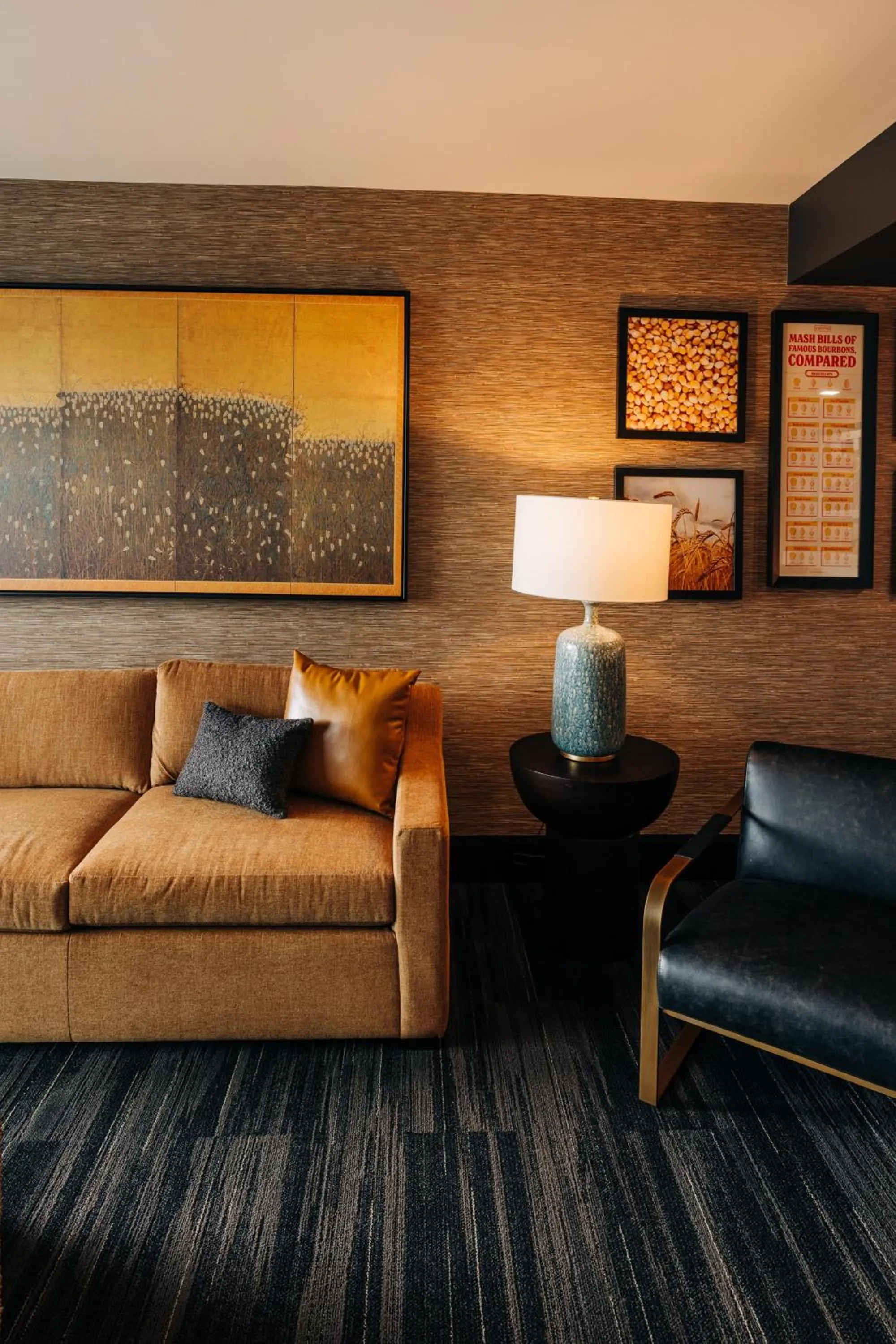 Seating area in The Trail Hotel