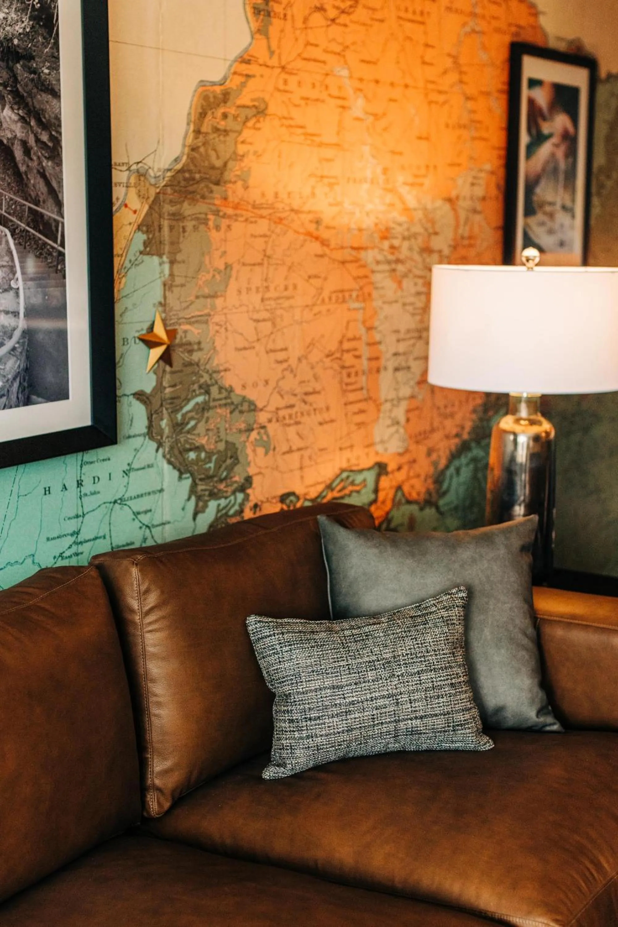 Seating area in The Trail Hotel