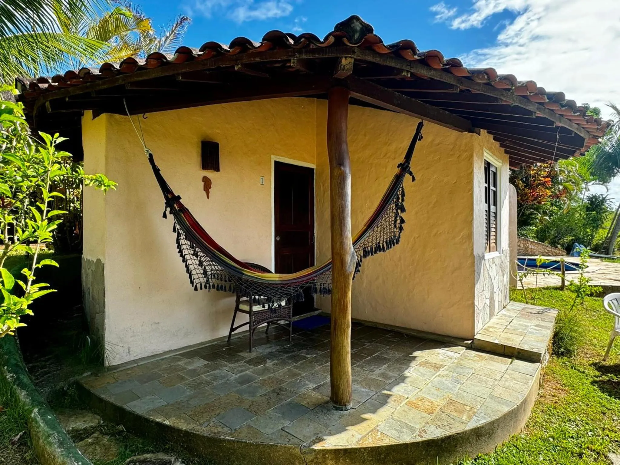 Patio in Pousada Colibri