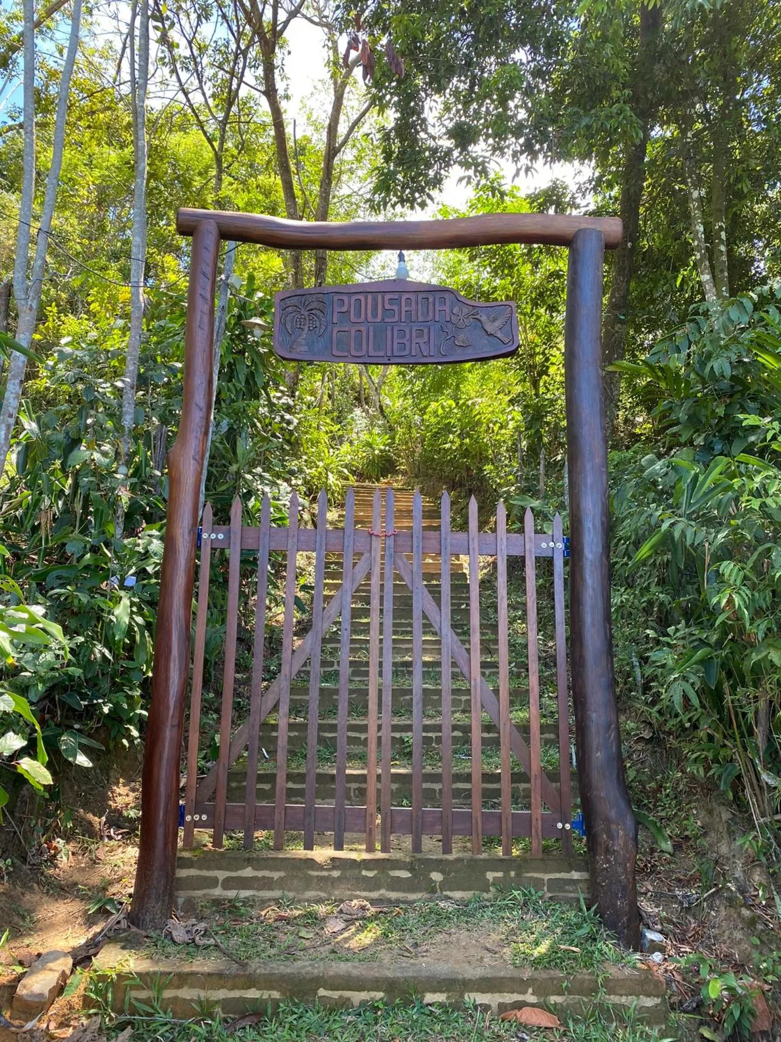 Facade/entrance in Pousada Colibri