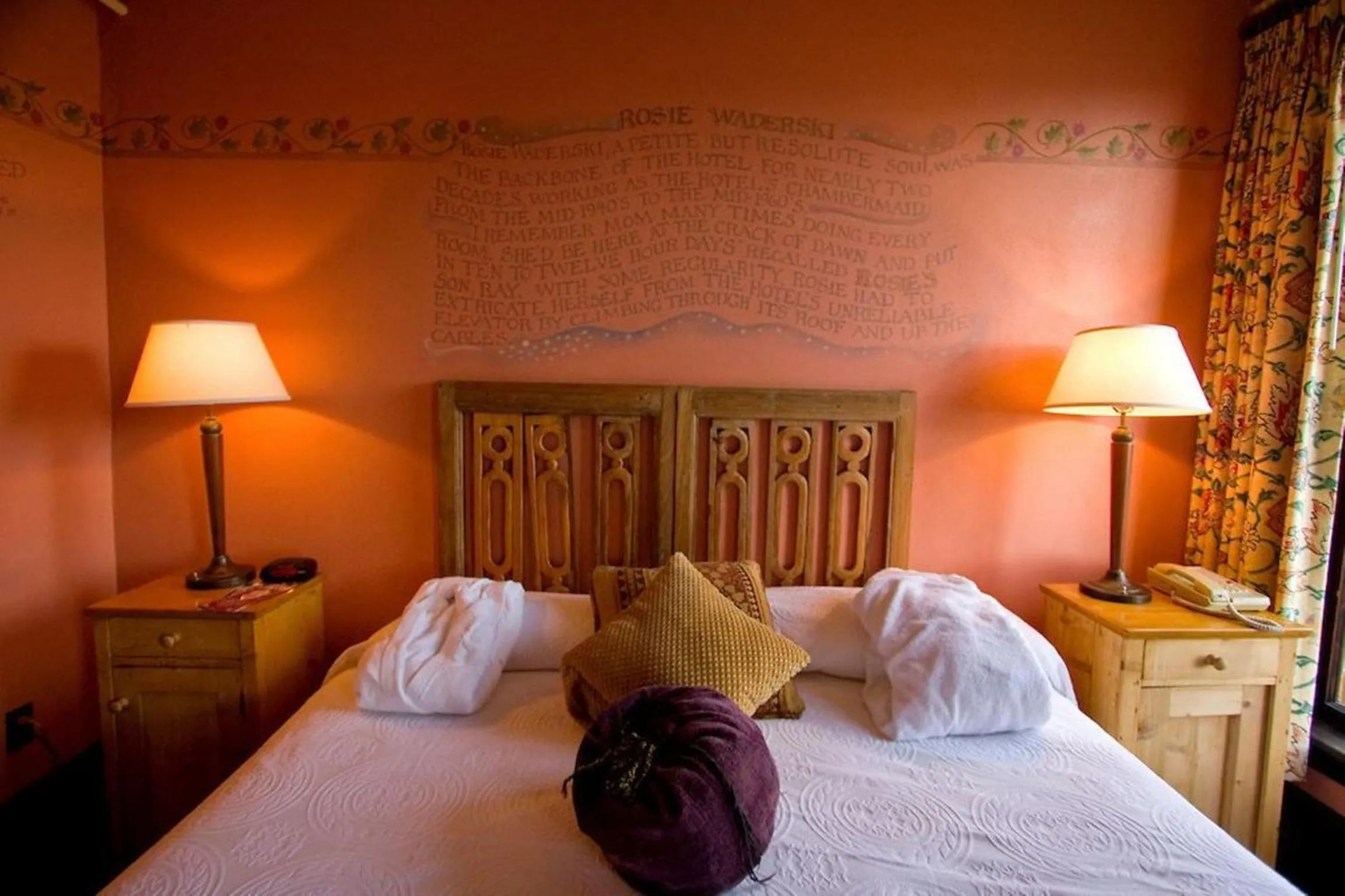 Bed in McMenamins Hotel Oregon