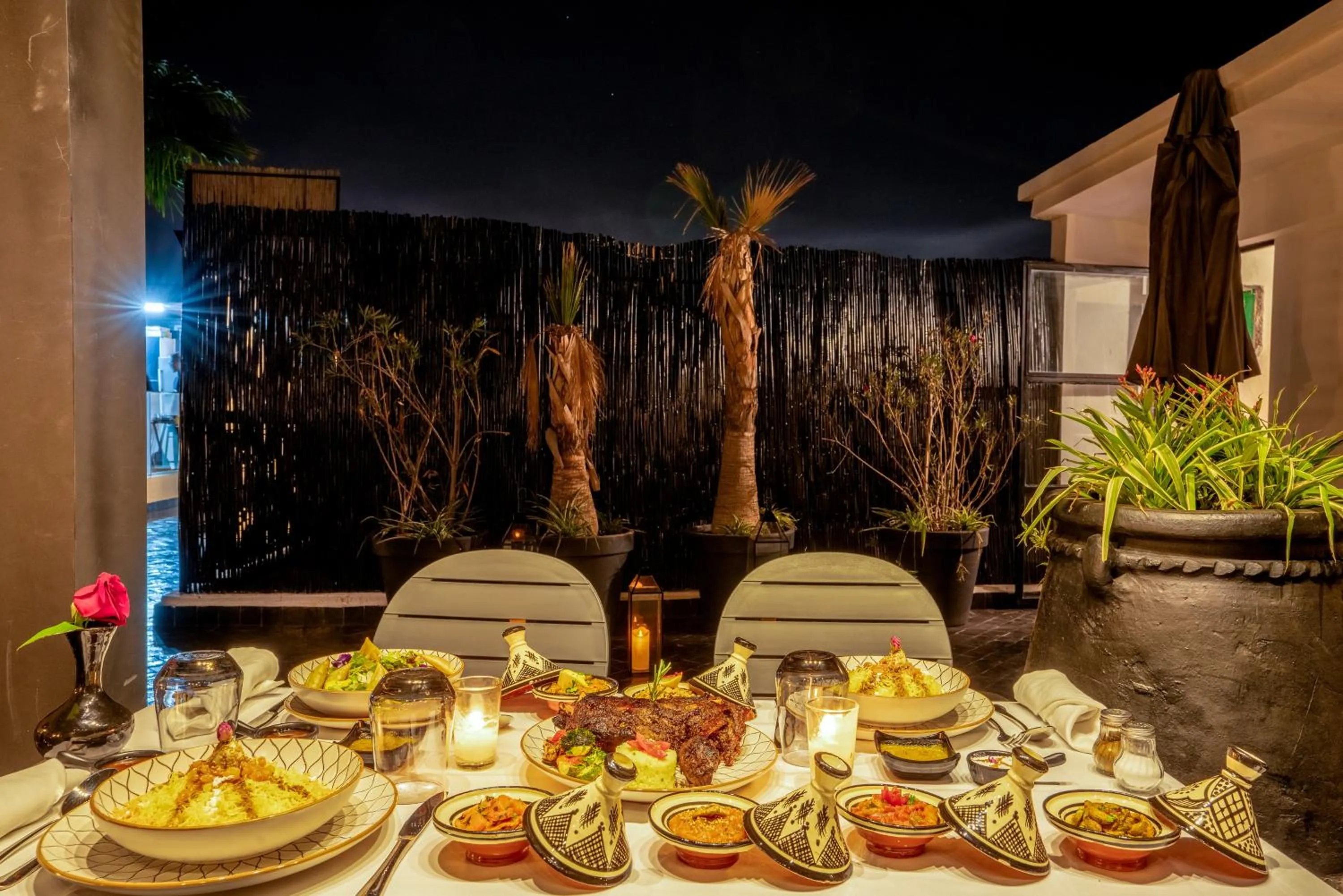 Restaurant/places to eat in Maison H Kasbah