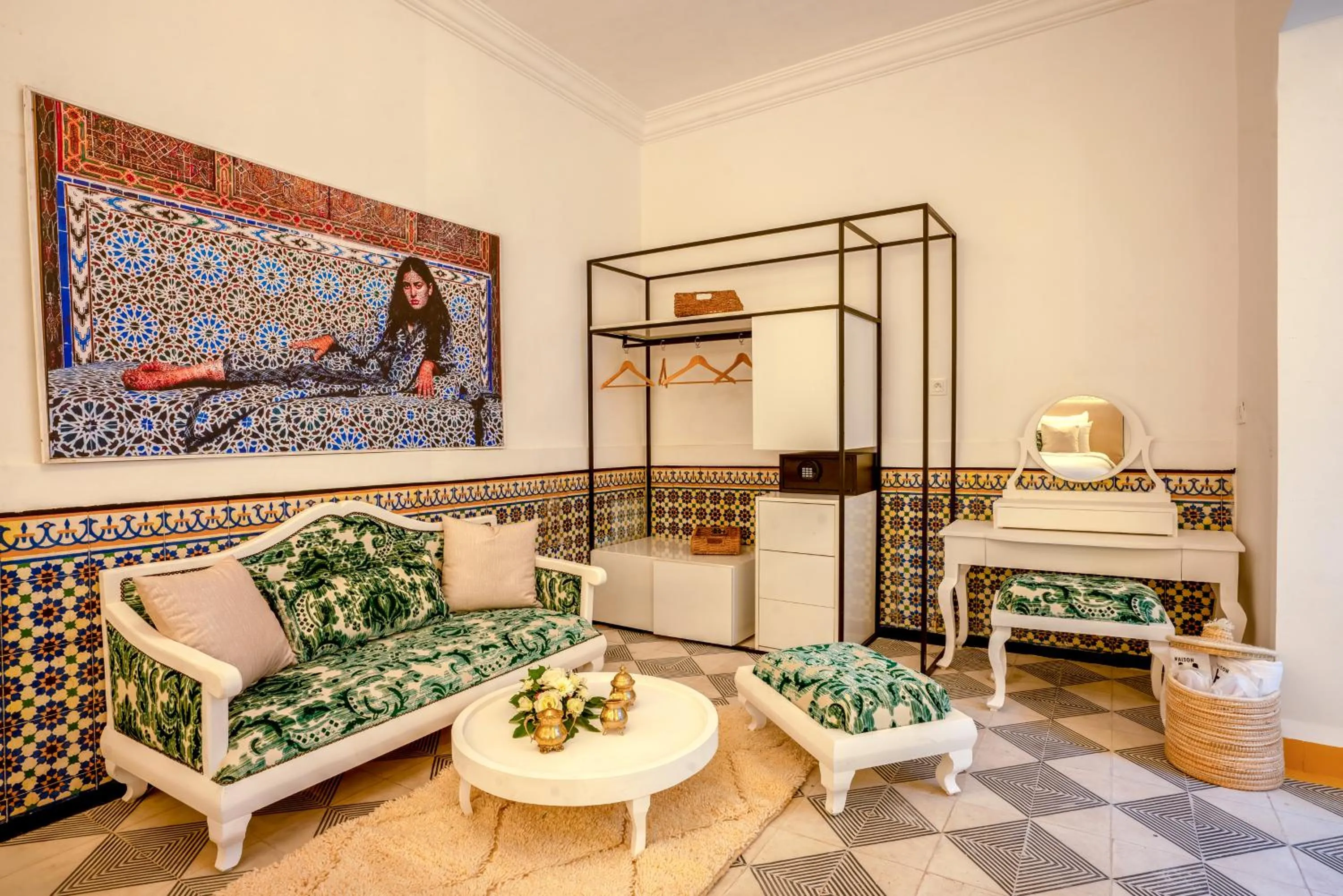 Decorative detail in Maison H Kasbah