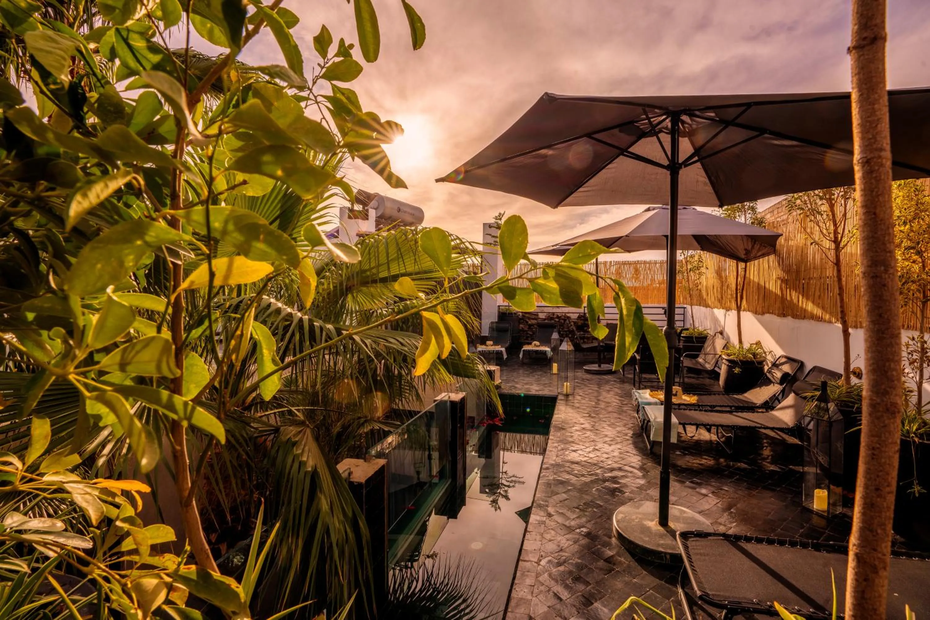 Sunset in Maison H Kasbah