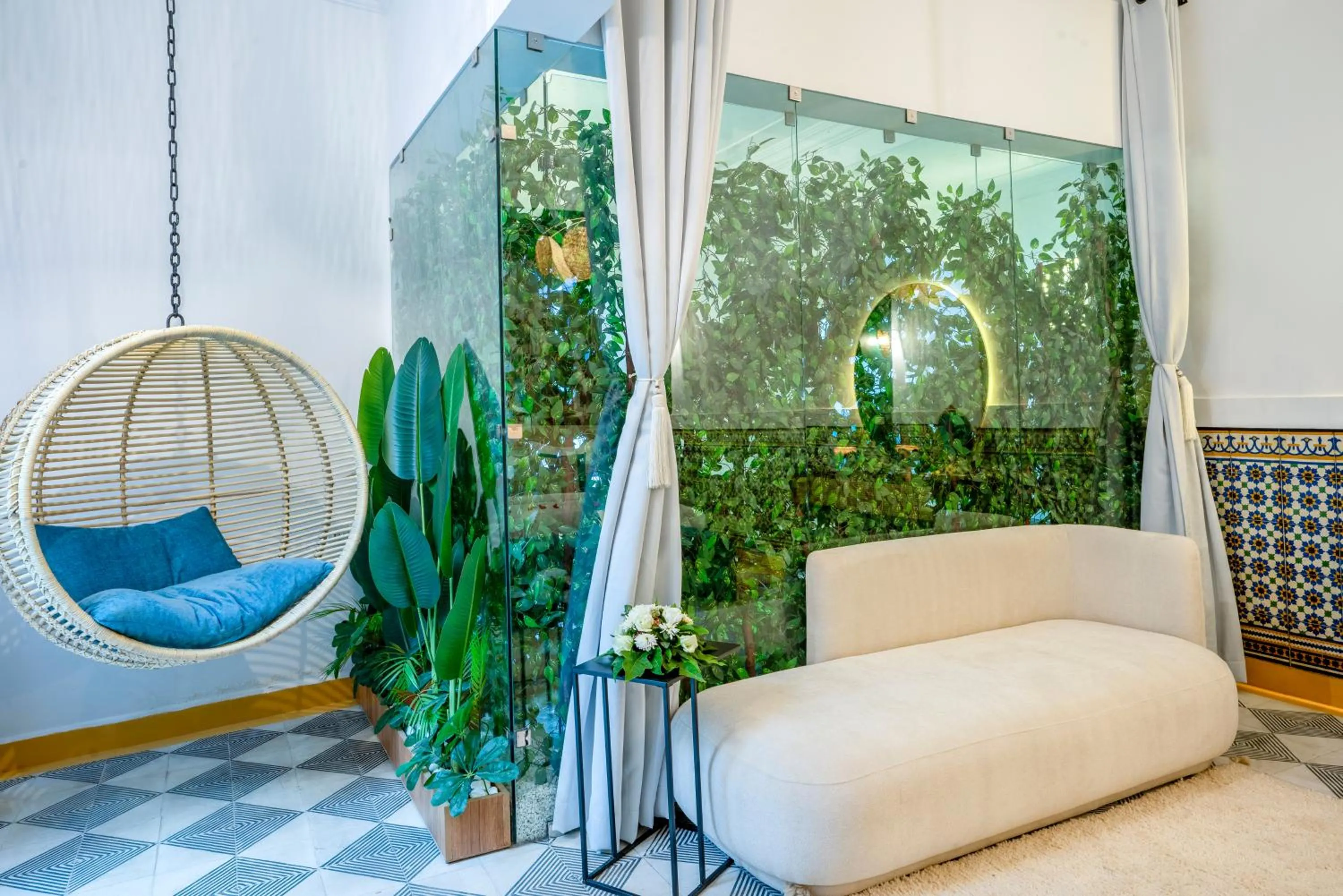 Seating area in Maison H Kasbah