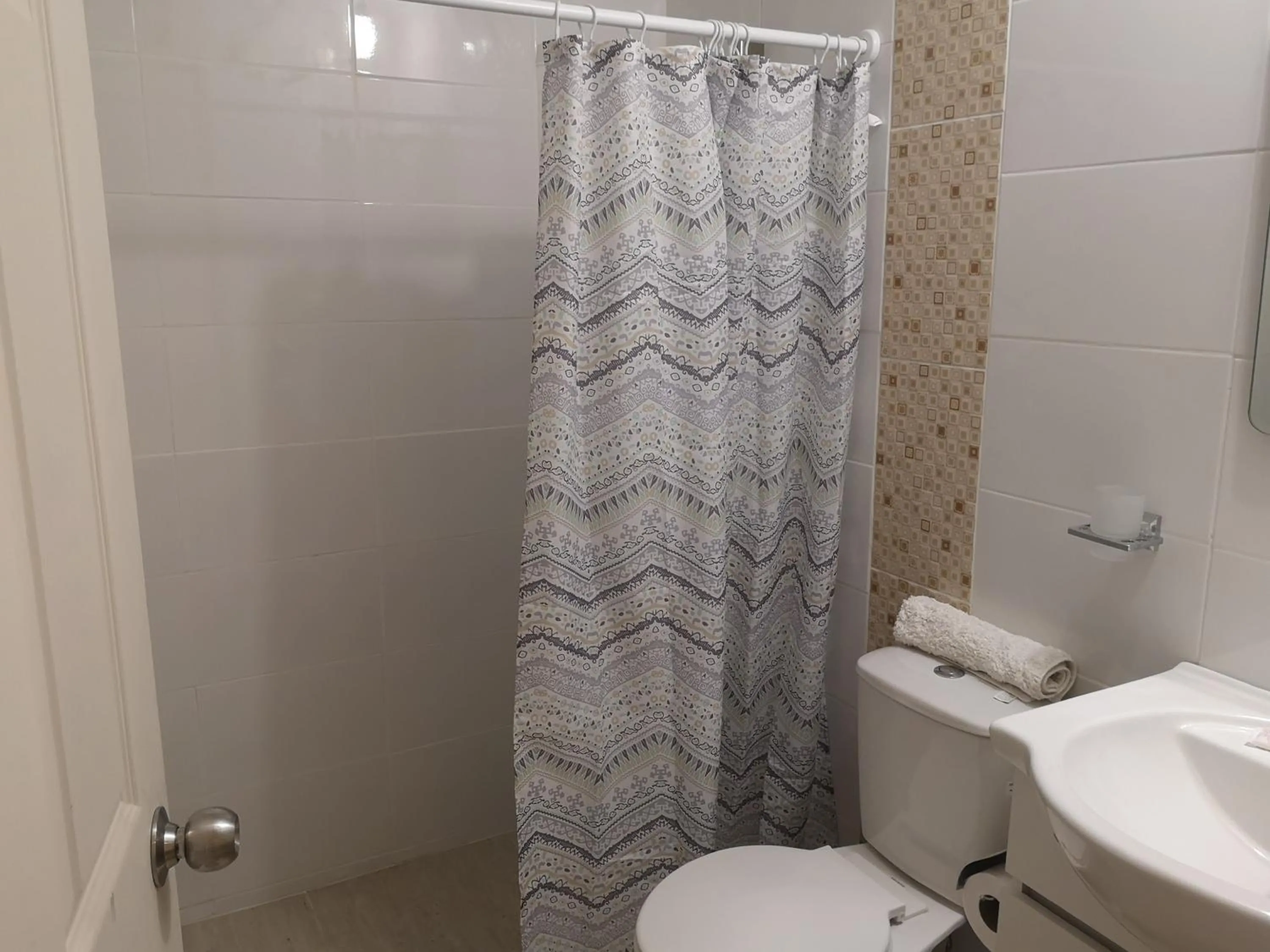 Toilet in Apart Hotel Antu de Villarrica