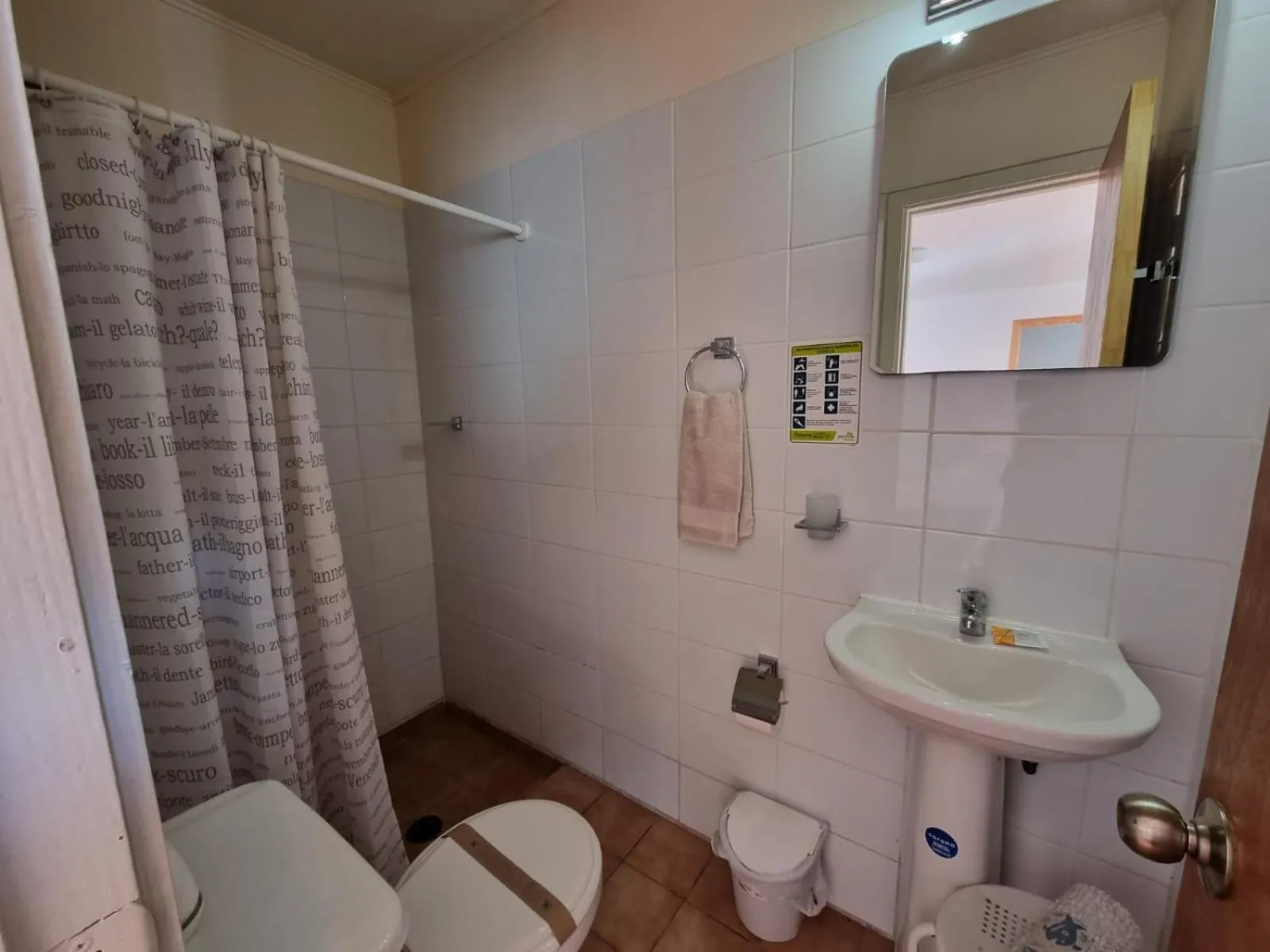 Bathroom in Apart Hotel Antu de Villarrica