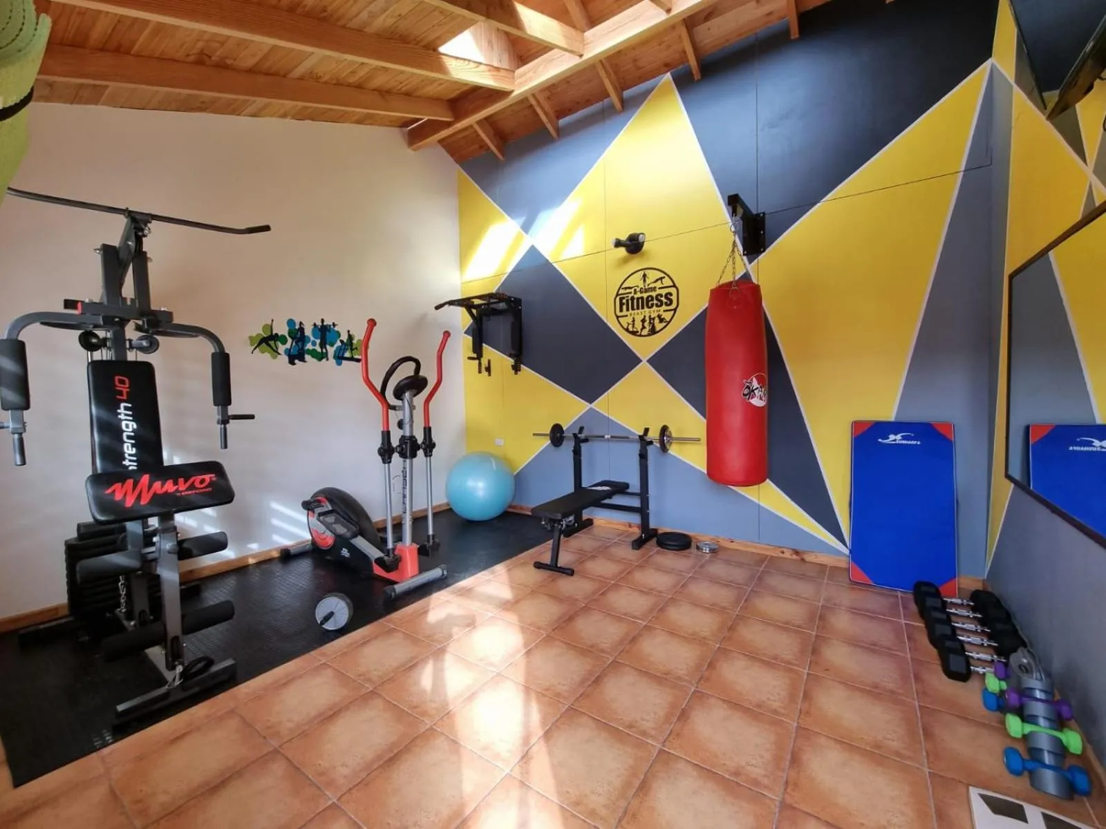 Fitness centre/facilities in Apart Hotel Antu de Villarrica