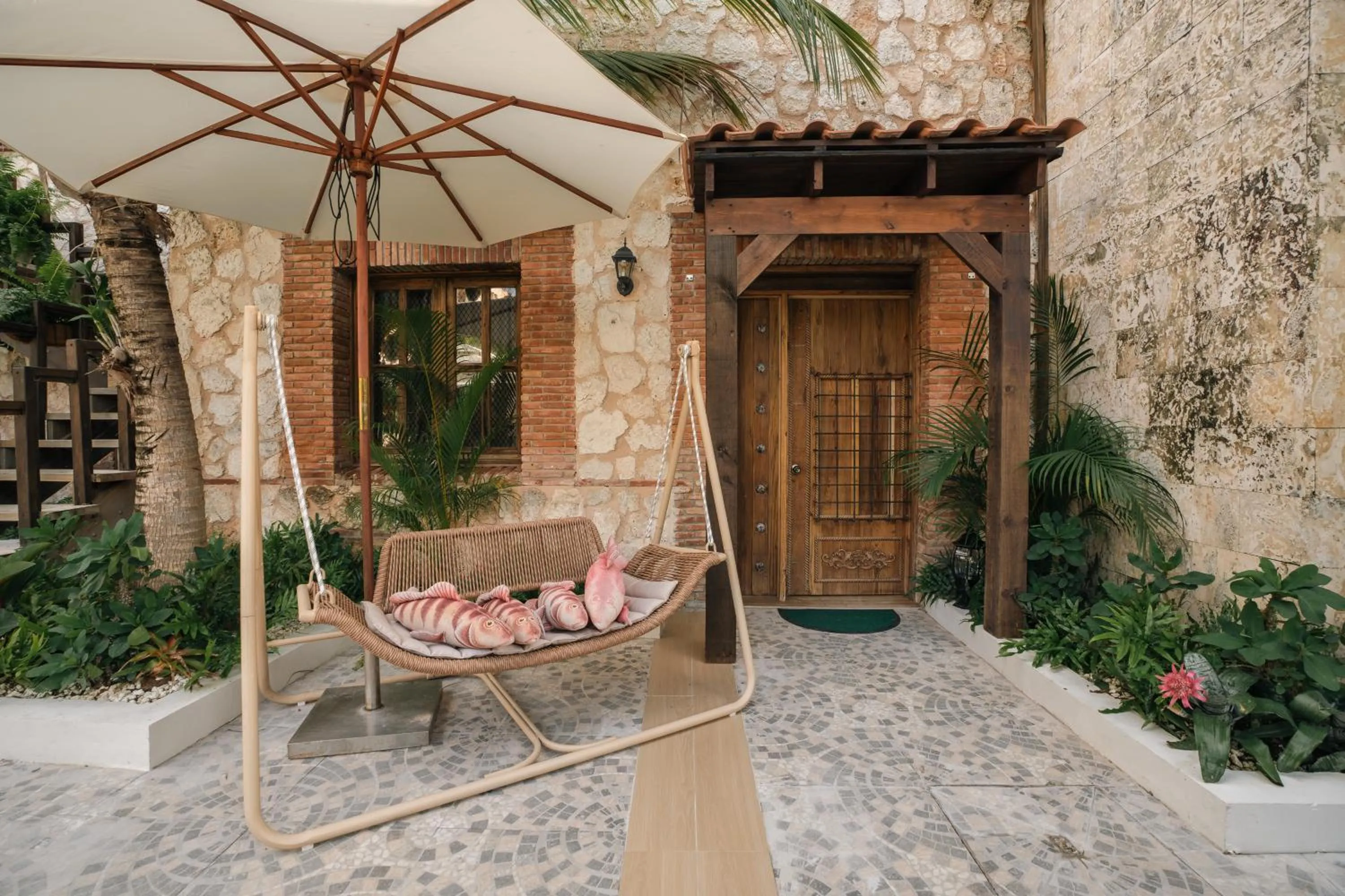 Patio in Hotel Casa Don Luis Cap Cana by Faranda Boutique