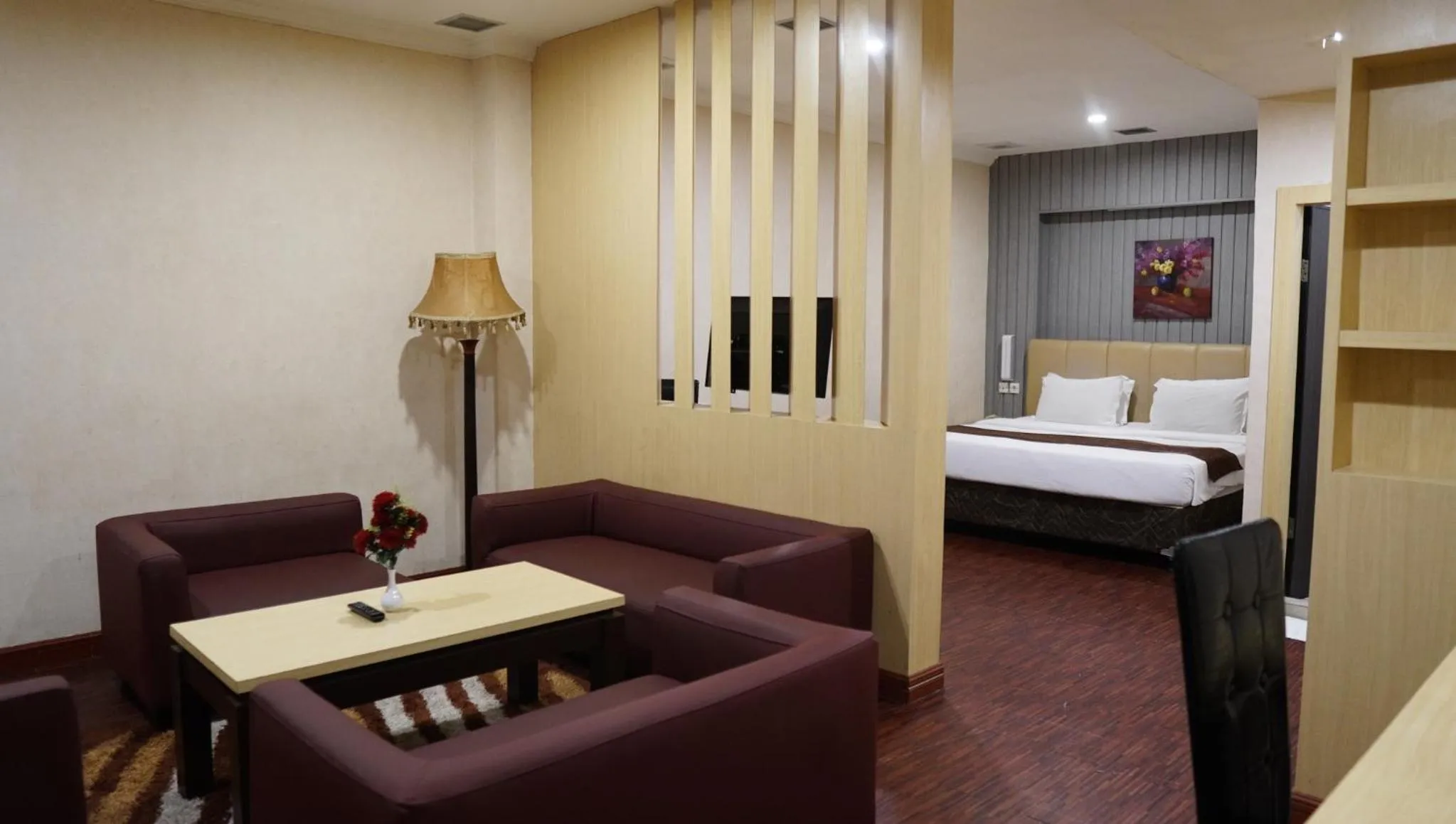 Bedroom in New Hollywood hotel