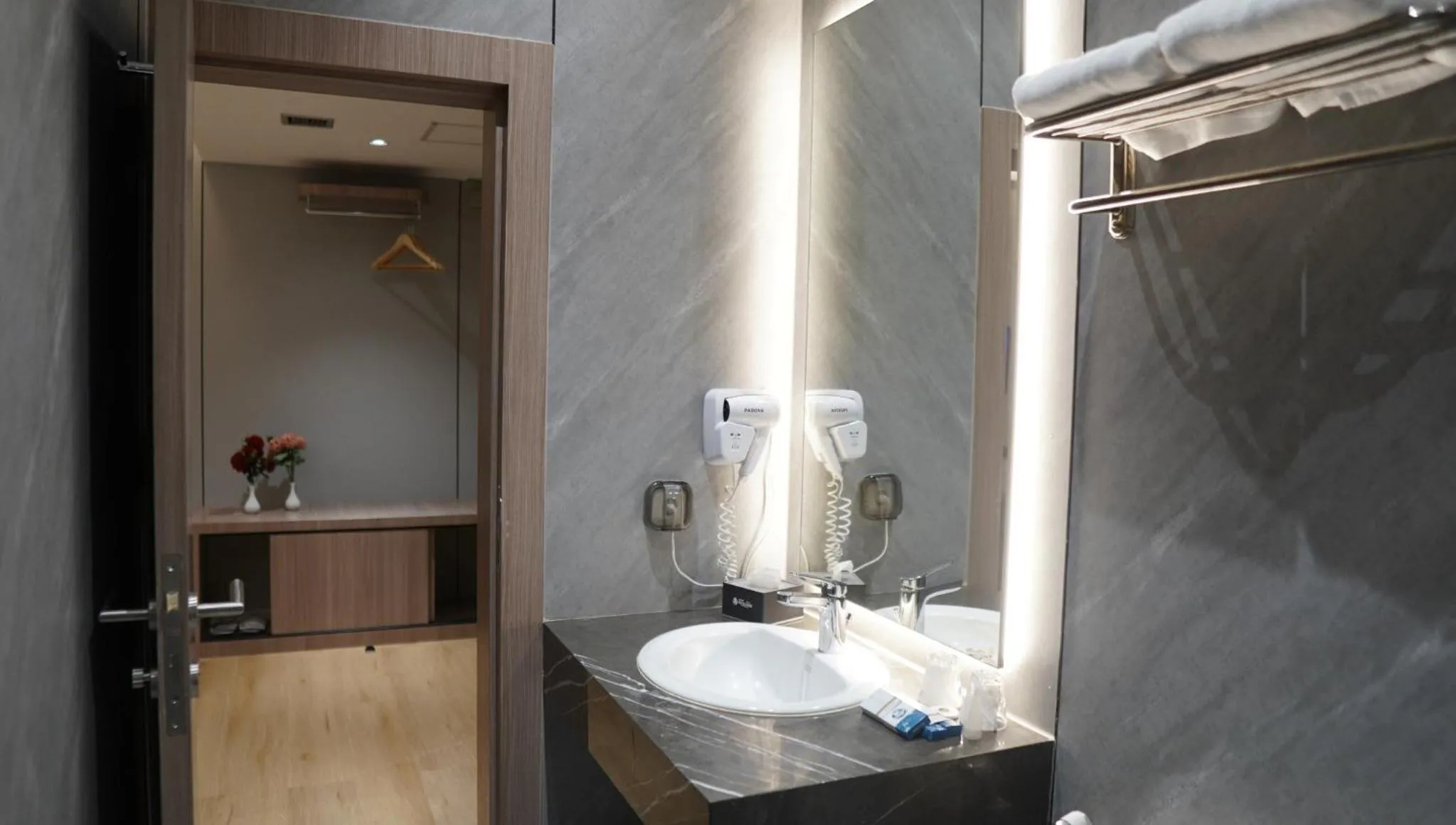 Shower in New Hollywood hotel