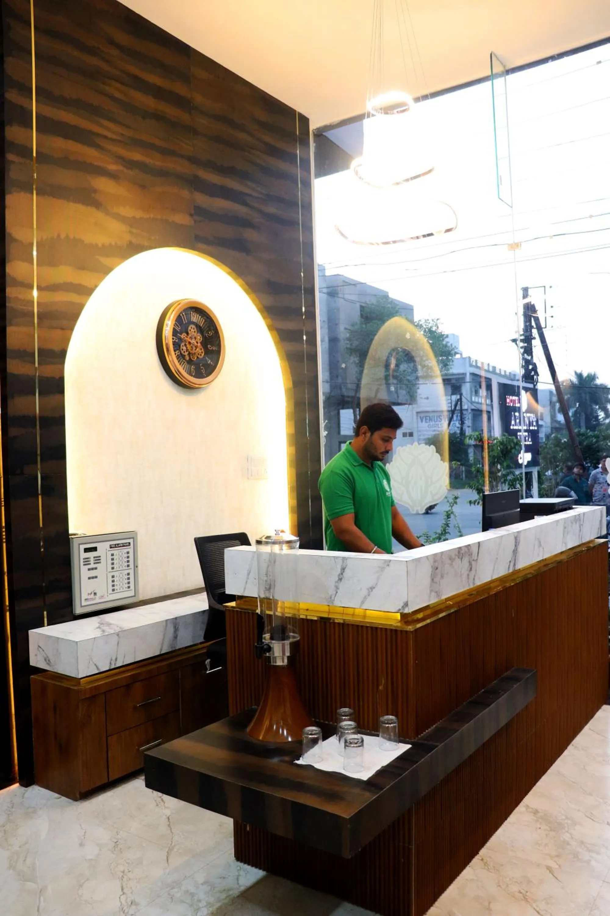 Lobby or reception in Hotel Pravasa Stay, Dewas Naka