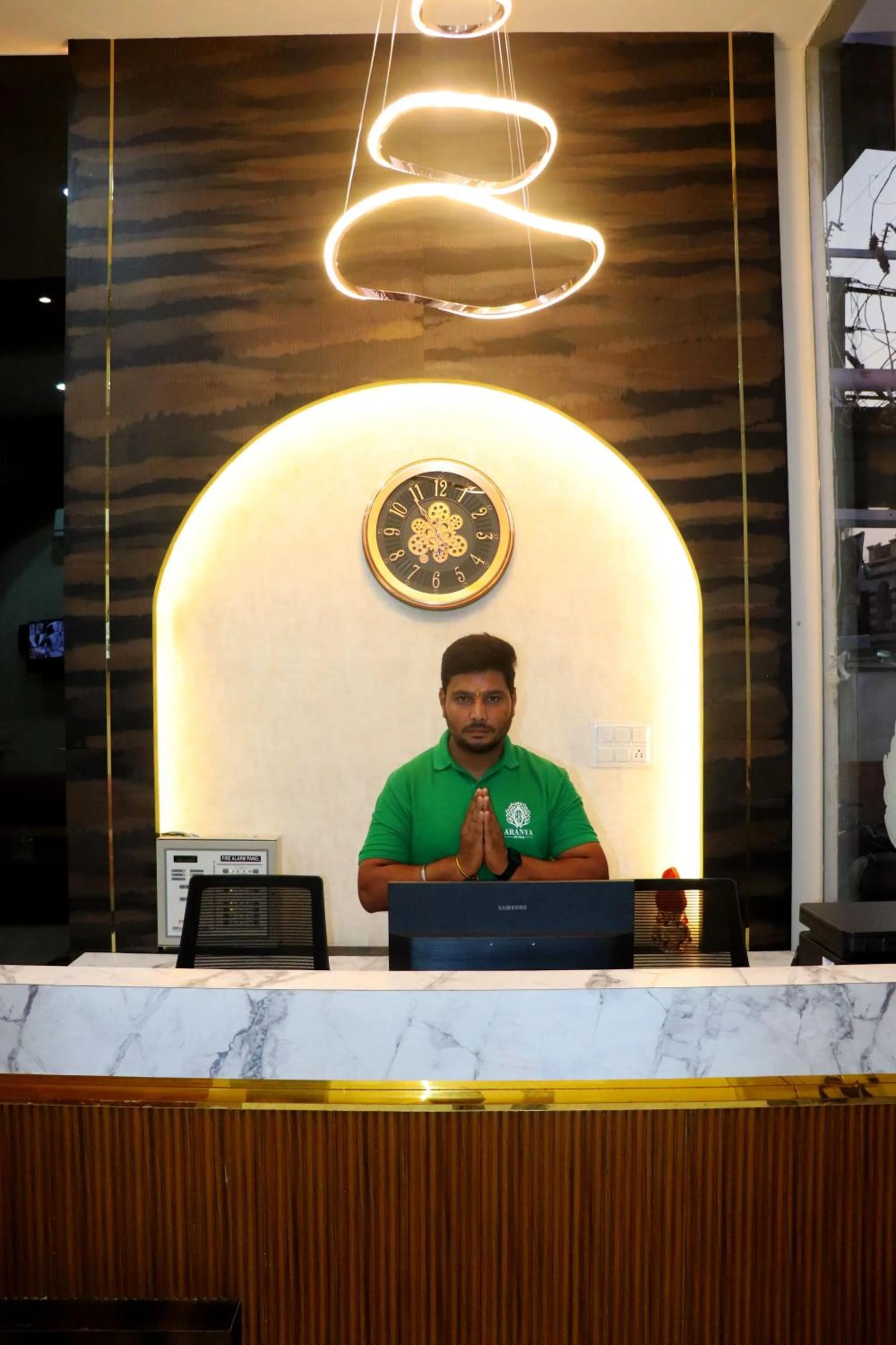 Lobby or reception in Hotel Pravasa Stay, Dewas Naka