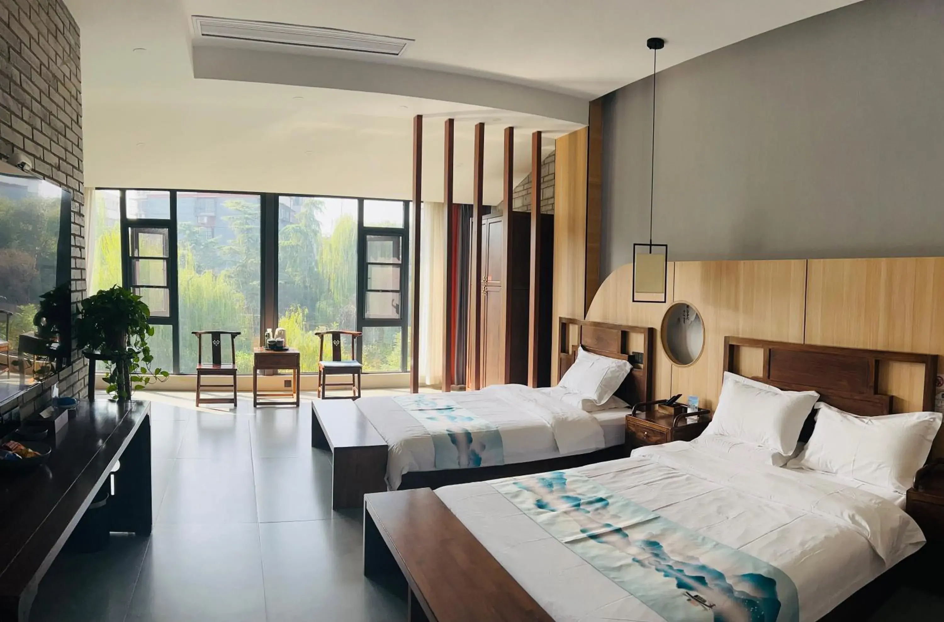 Twin Room with View in Qichi Waterfront B&B Hotel Twin Room with View in Qichi Waterfront B&B Hotel