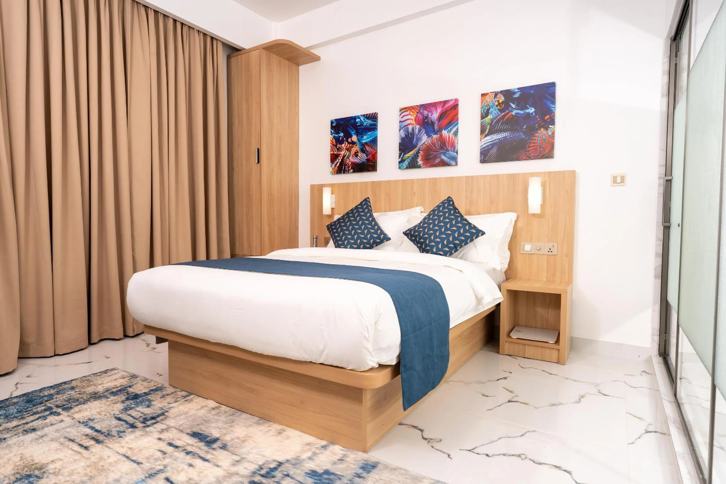 Bedroom, Bed in Arrival Beach and Spa