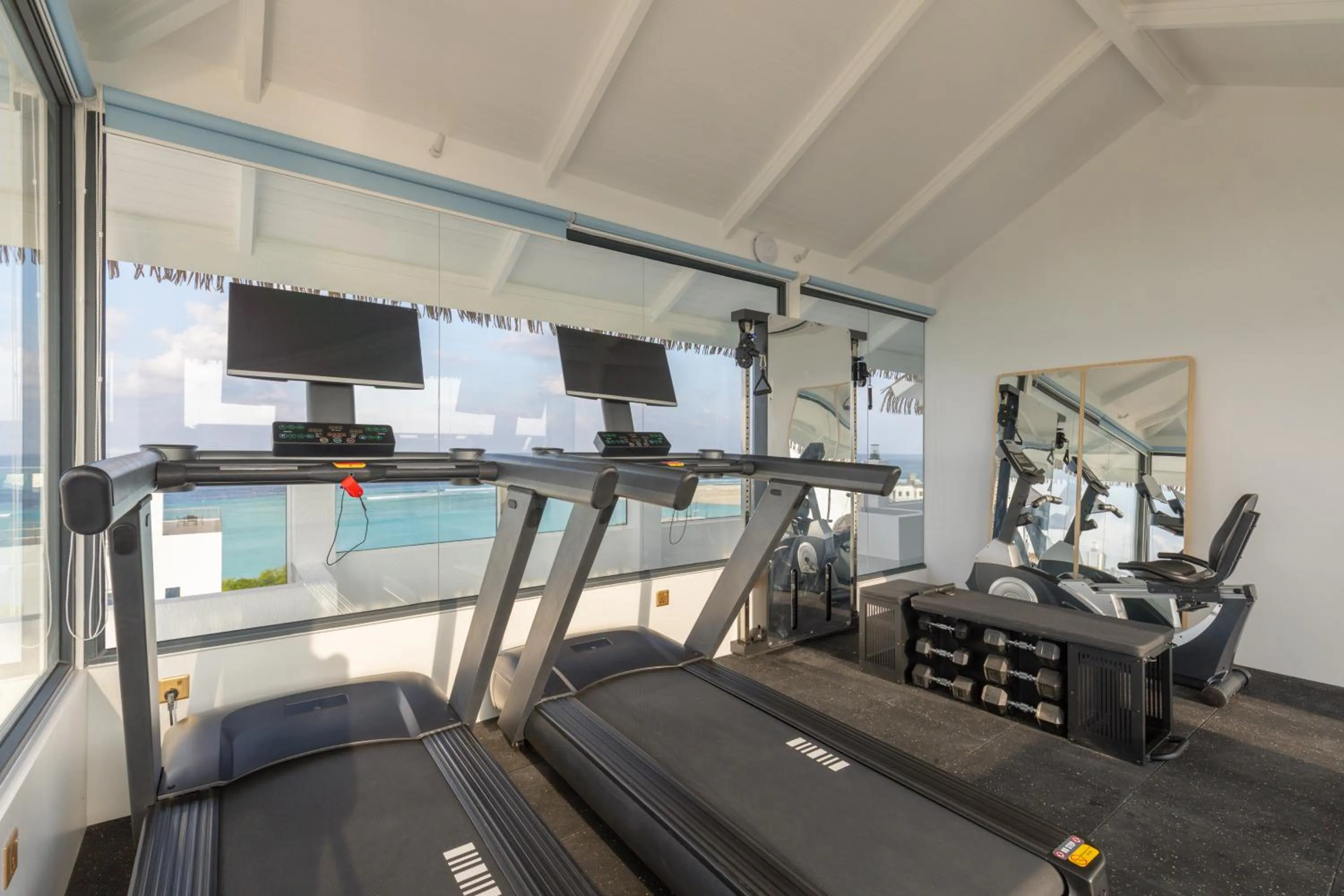 Fitness centre/facilities in Arrival Beach and Spa