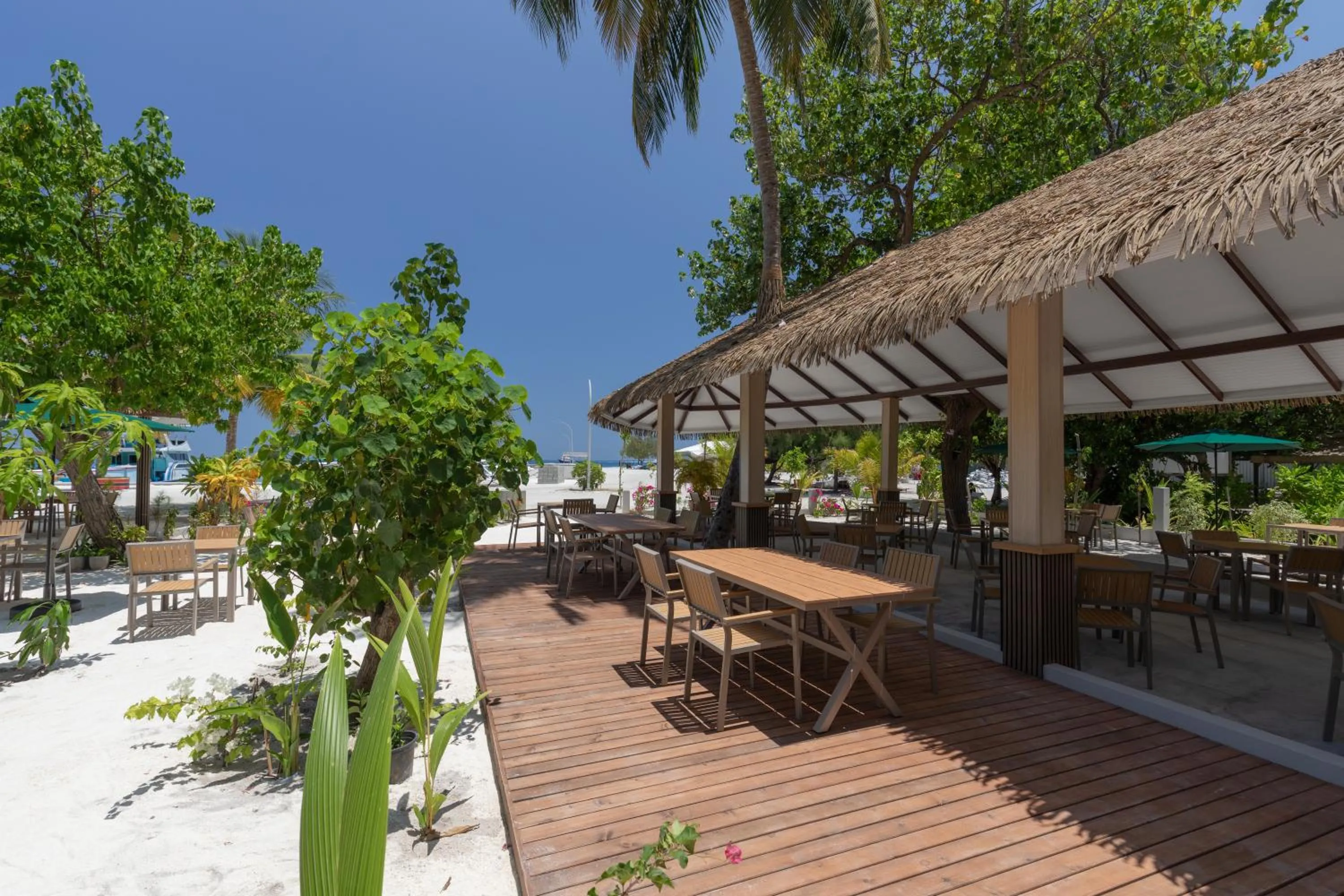Restaurant/places to eat in Arrival Beach and Spa