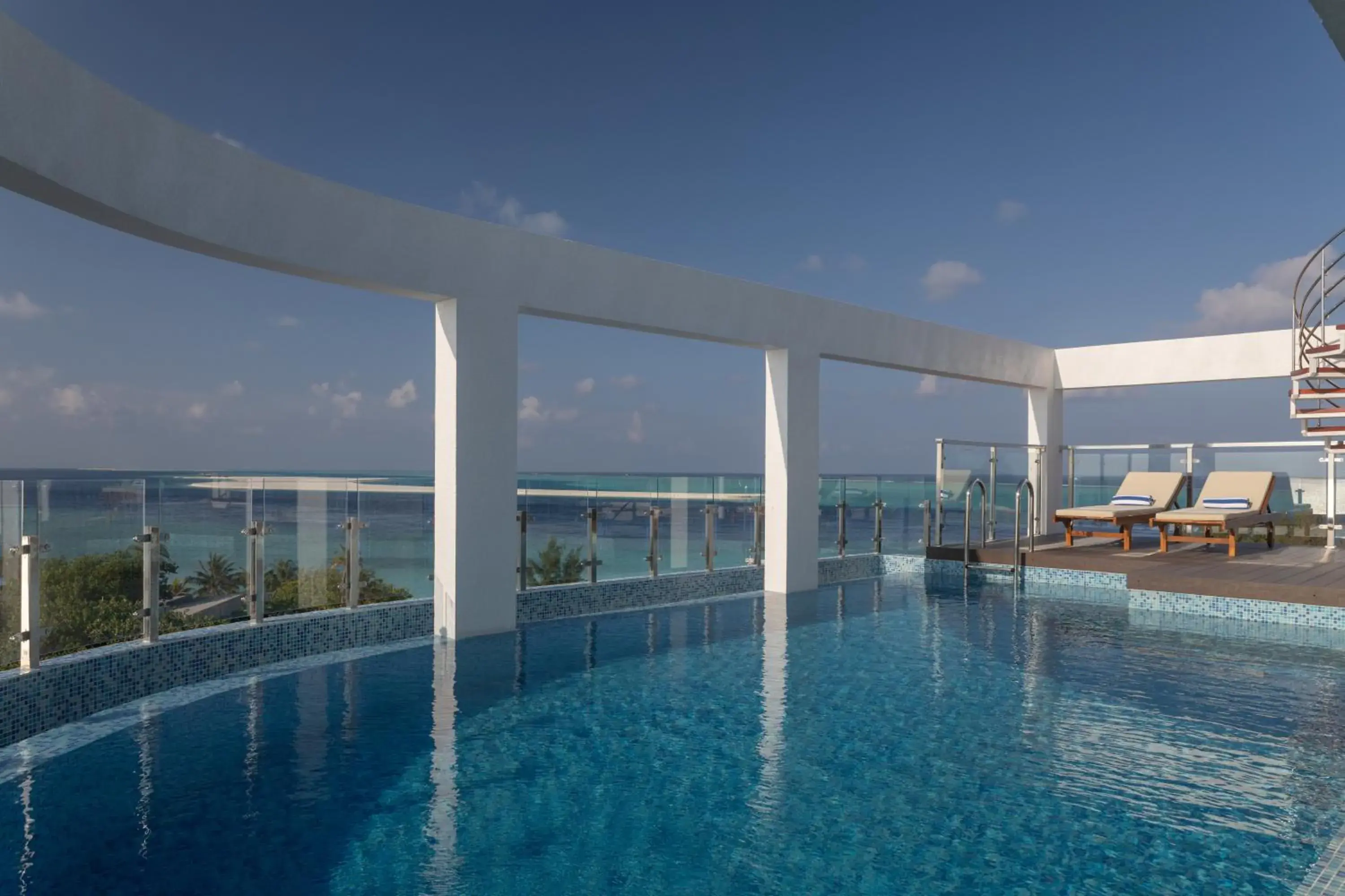 Swimming pool in Arrival Beach and Spa Swimming pool in Arrival Beach and Spa